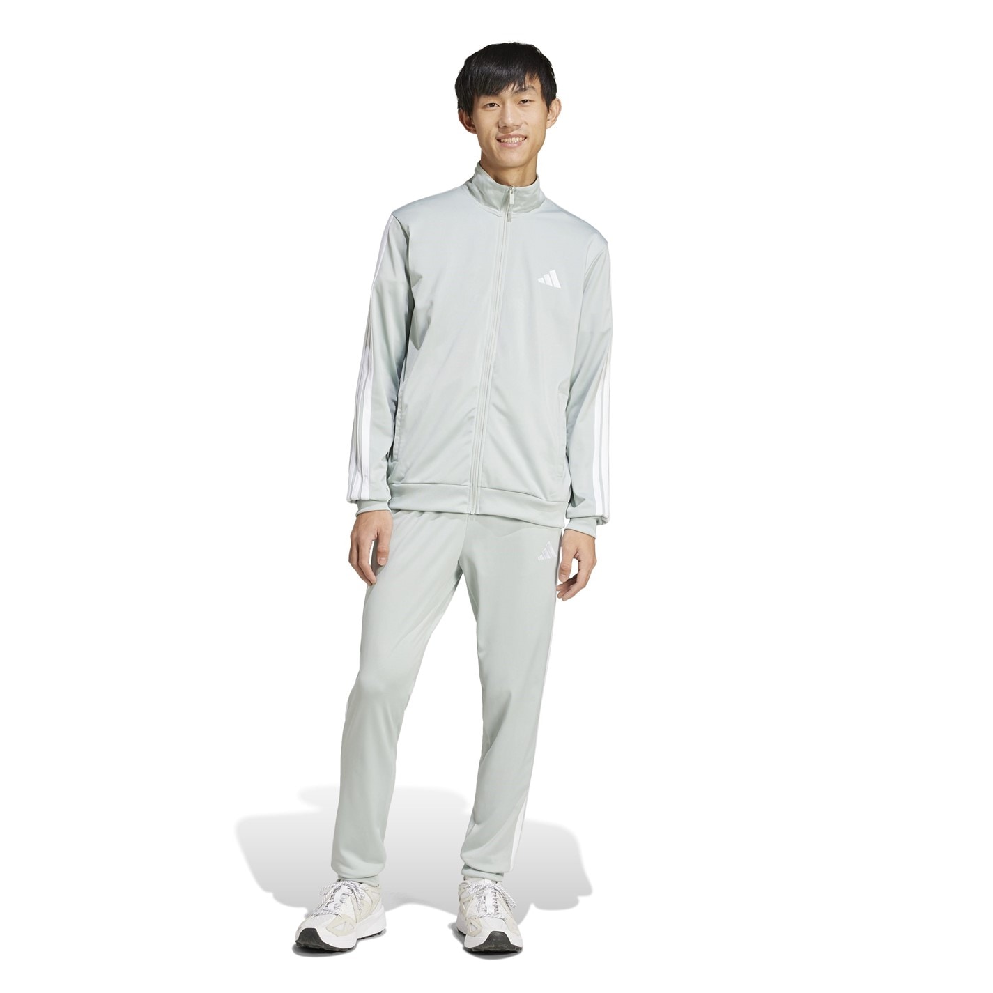adidas Basic 3 - Stripes Tricot Tracksuit - 2