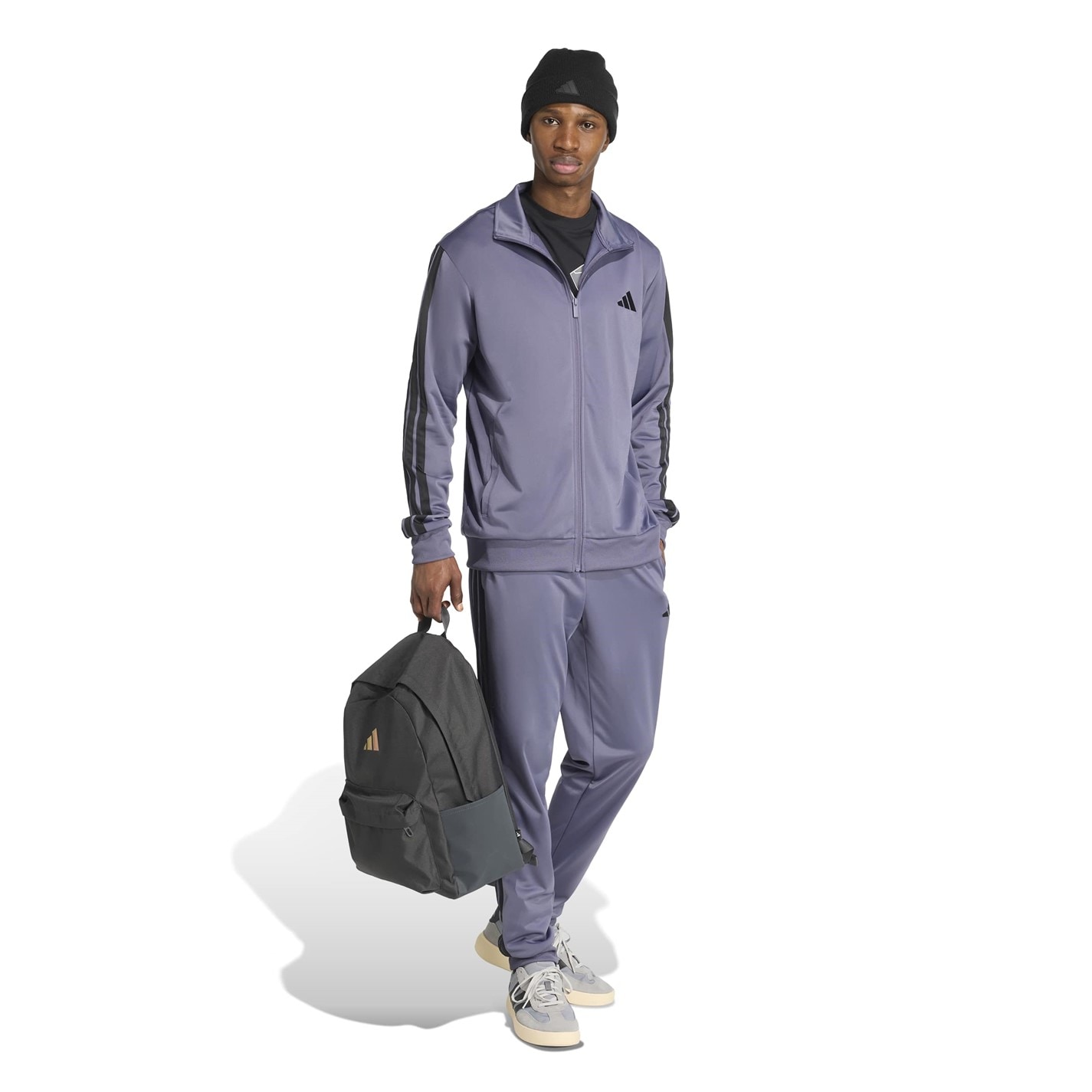 adidas Basic 3 - Stripes Tricot Tracksuit - 7