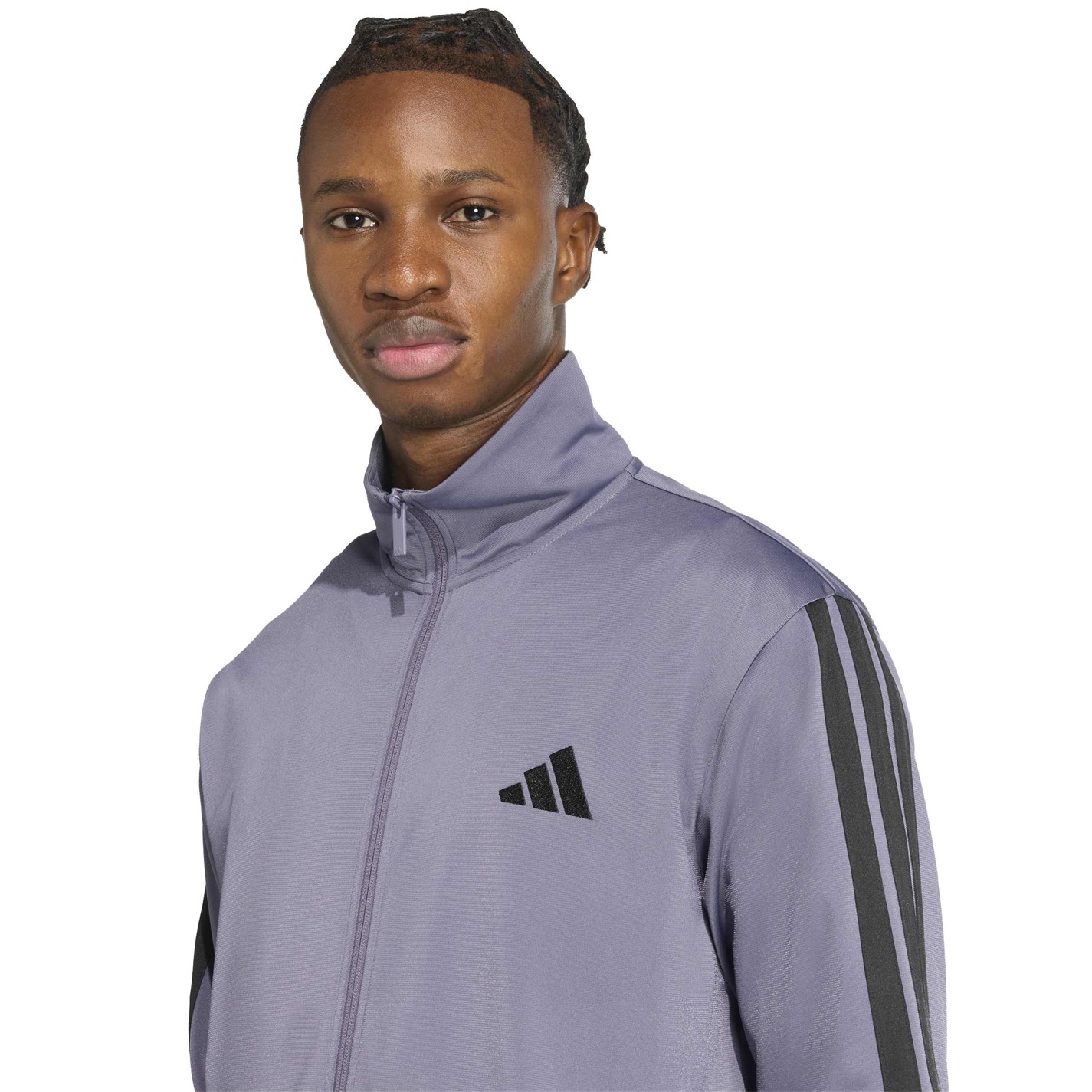 adidas Basic 3 - Stripes Tricot Tracksuit - 8