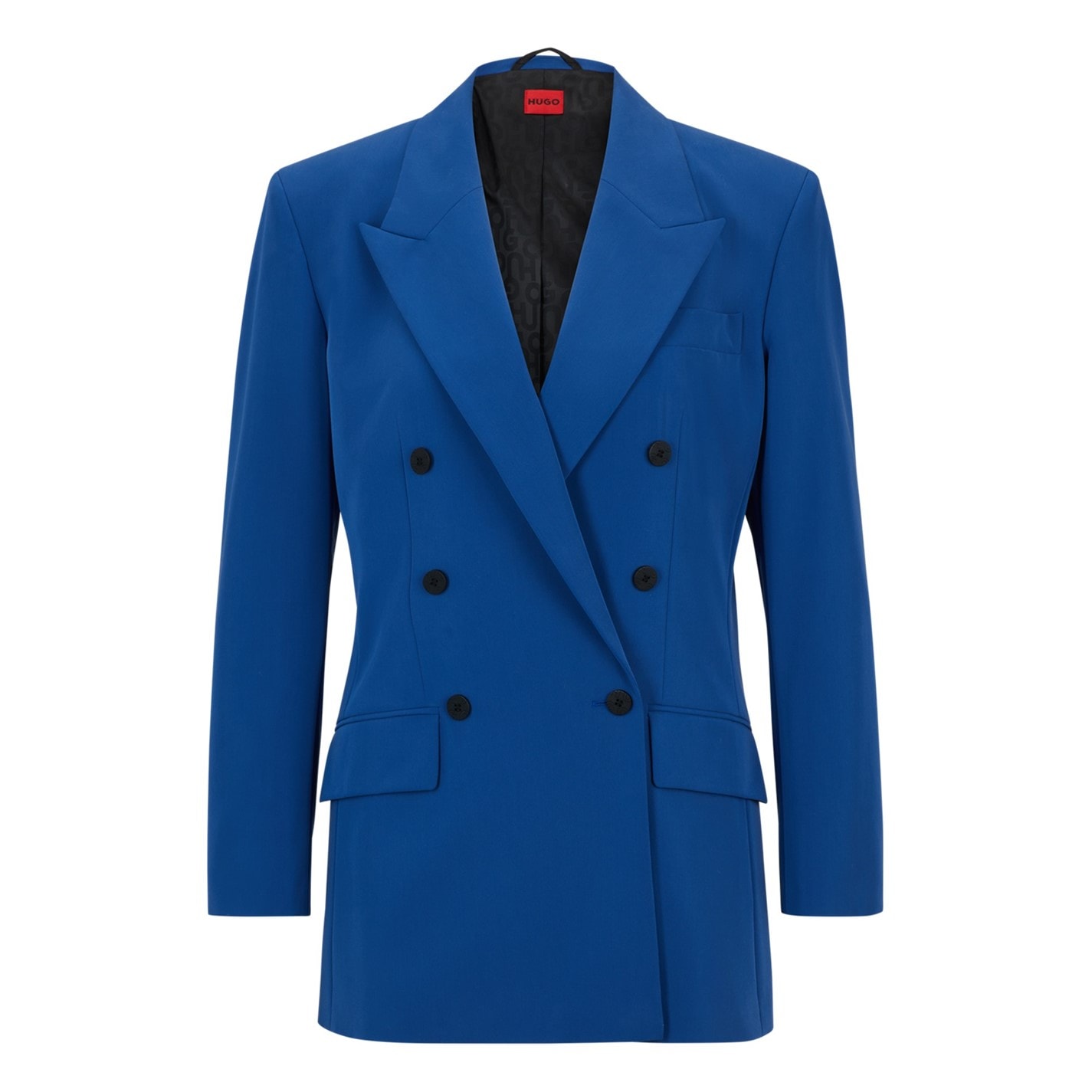 Dámska bunda Hugo Med Blue 246844 Women's Amalisa Tailored Fit Blazer - 6