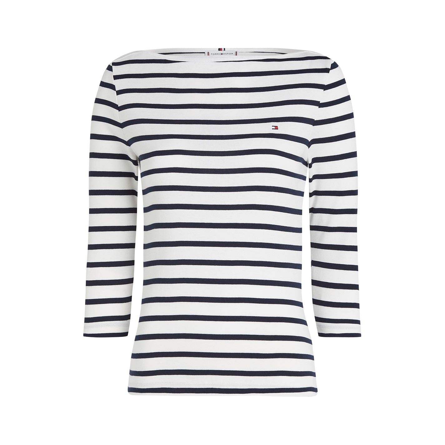 Tričko Tommy Hilfiger Dark Navy St 8105735 Women's Cody Slim Boat Neck Long-Sleeve T-Shirt - 5