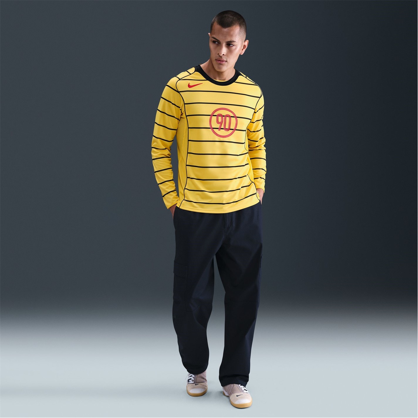 Tričko Nike Yellow 7565944 Nike T90 Energy LS Sn54 - 7