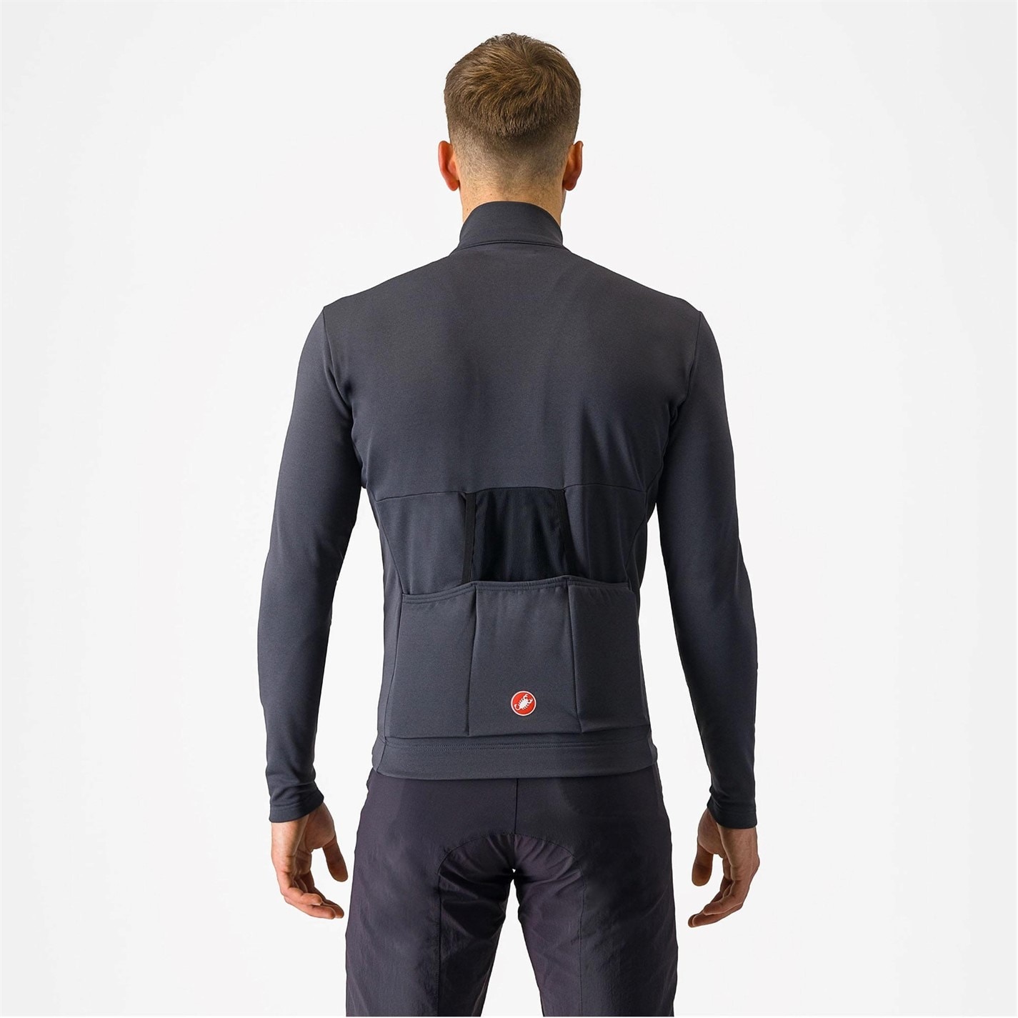 Castelli Dark Grey 3435736 Men's Unlimited Trail Short-Sleeve Cycling Jersey - 3