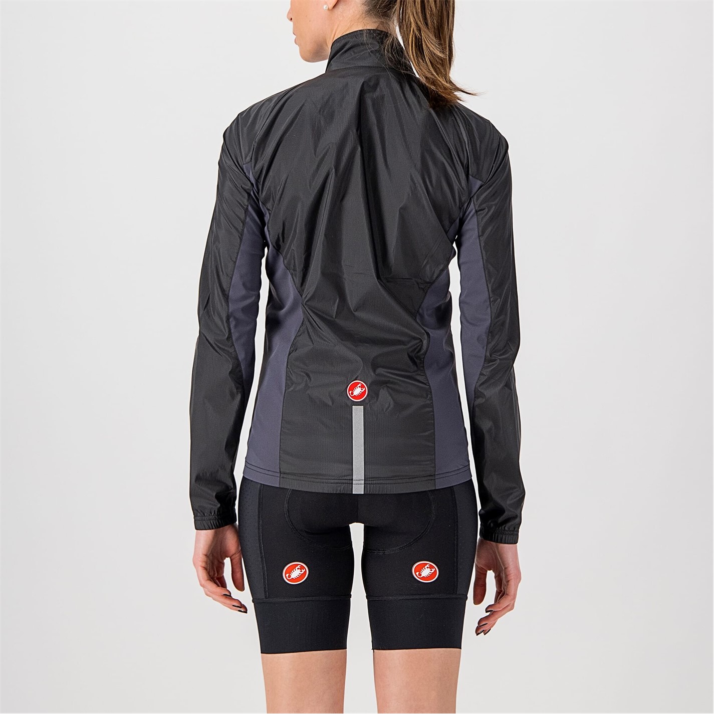 Dámska bunda Castelli Light Black 7611417 Women's Squadra Stretch Wind-Resistant Performance Cycling Jacket - 3