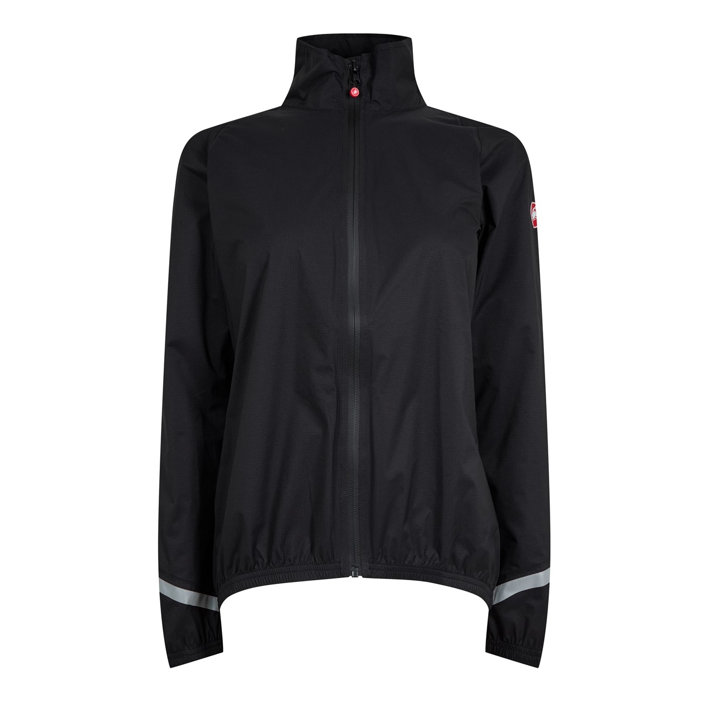 Dámska bunda Castelli Light Black 3804591 Women's Windproof Water-Resistant Reflective Performance Cycling Jacket - 1