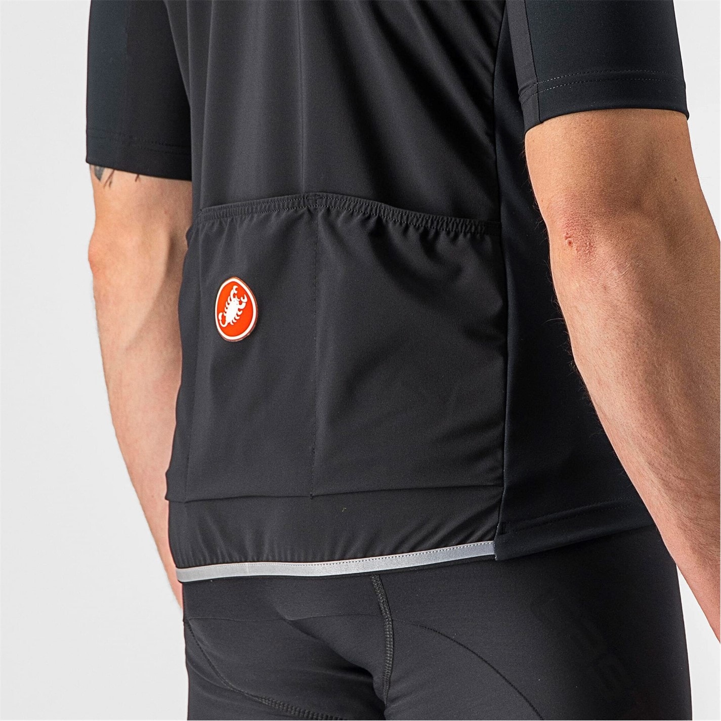 Castelli Light Black 3852169 Men's Short-Sleeve Cycling Jersey - 3