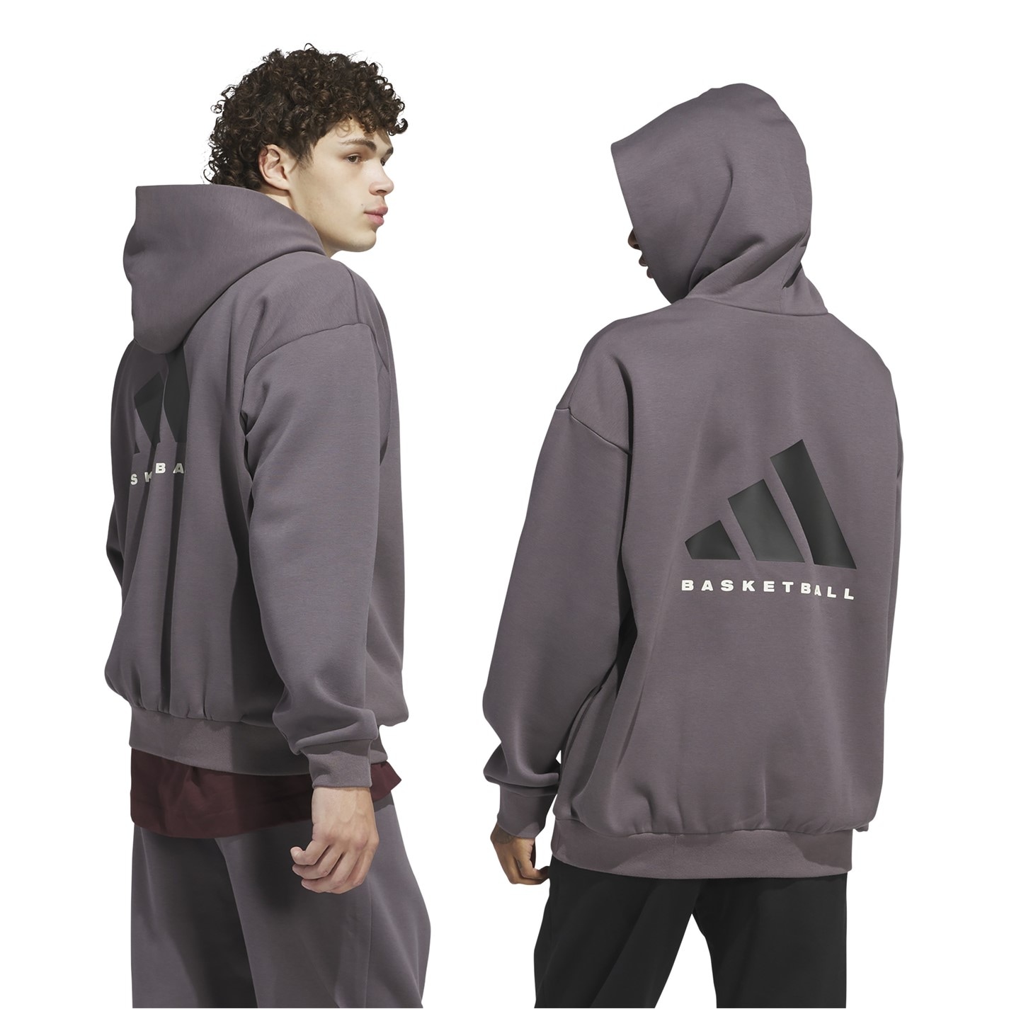 Mikina adidas Grey Strata 5063038 Men's Fleece Performance Hoodie - 3