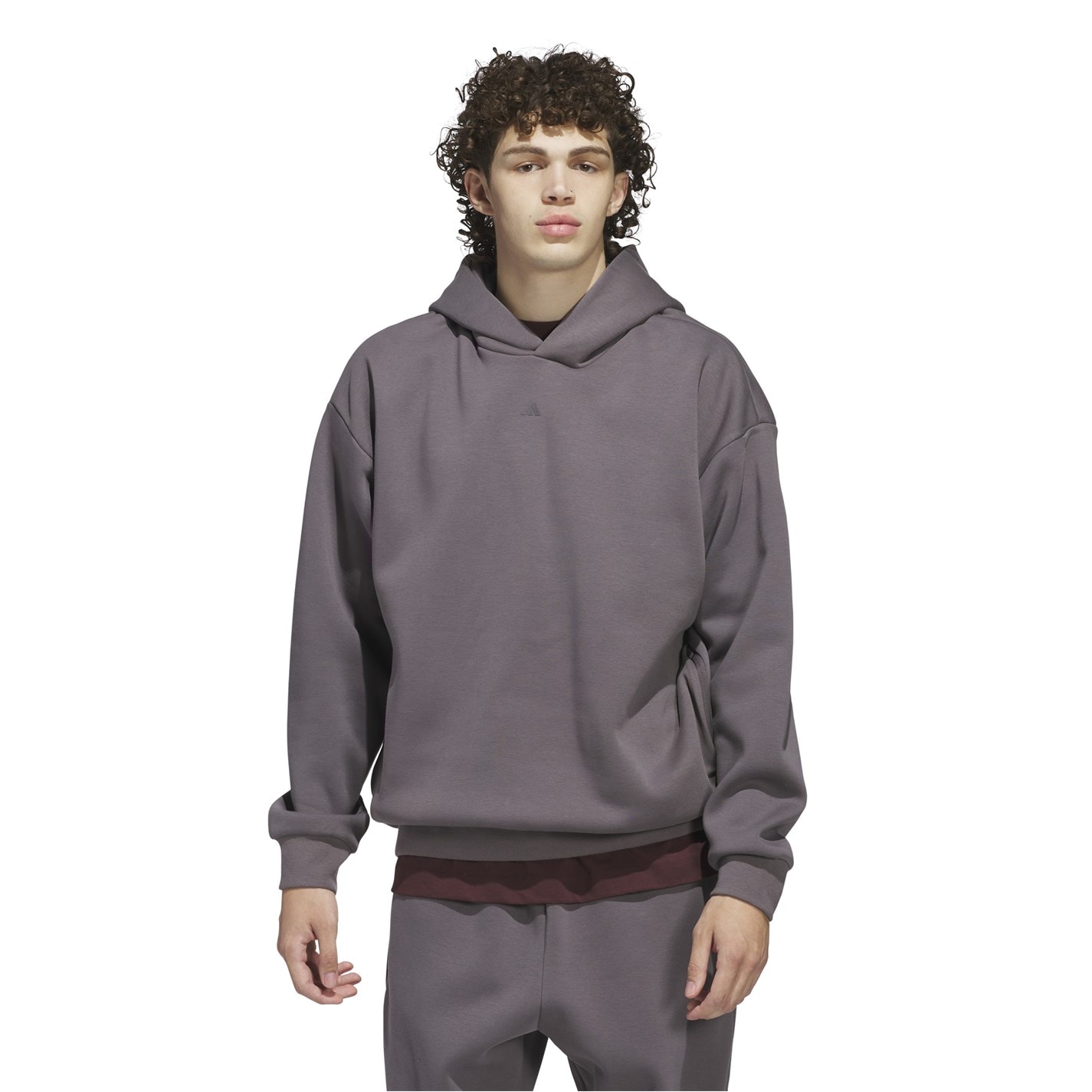 Mikina adidas Grey Strata 5063038 Men's Fleece Performance Hoodie - 4