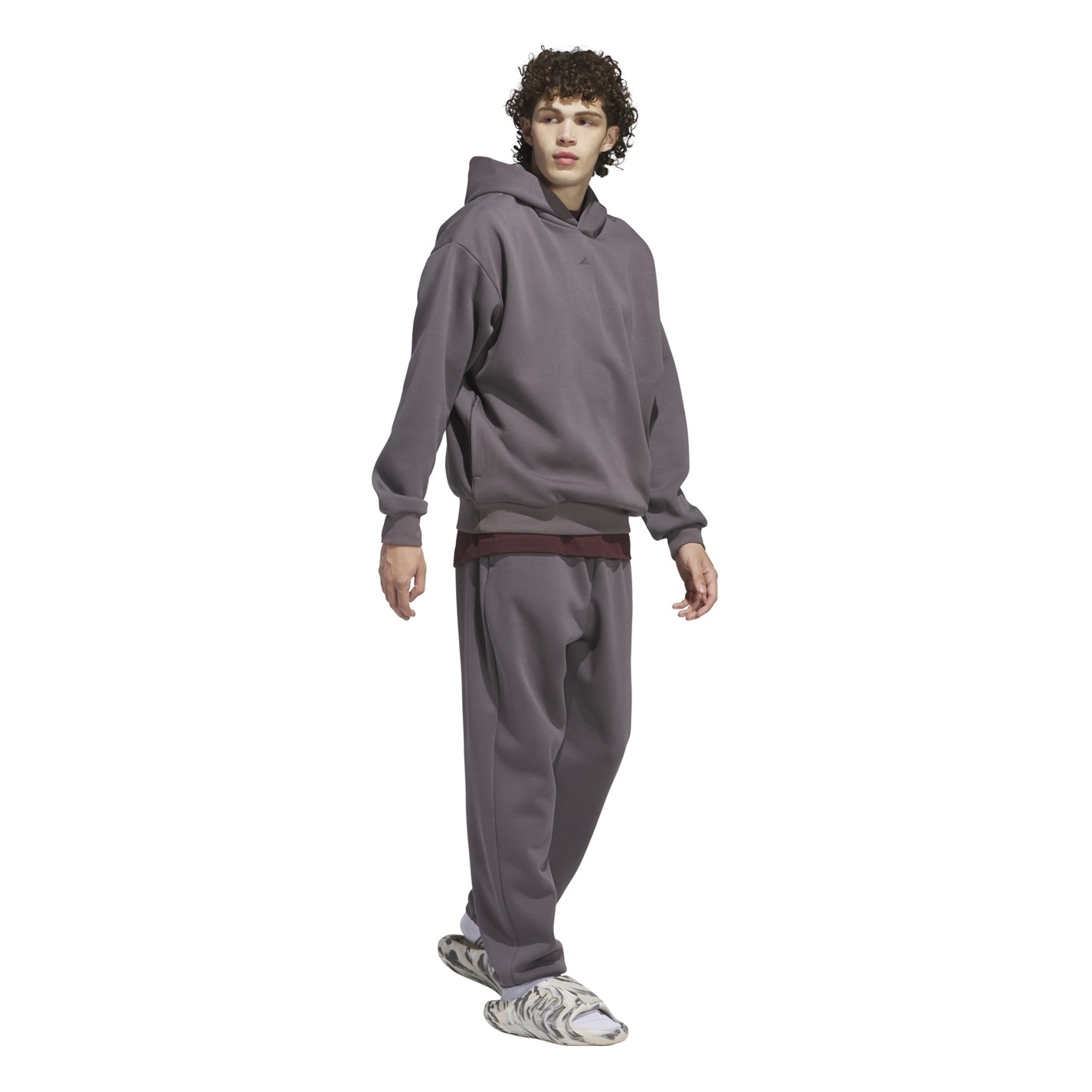 Mikina adidas Grey Strata 5063038 Men's Fleece Performance Hoodie - 7