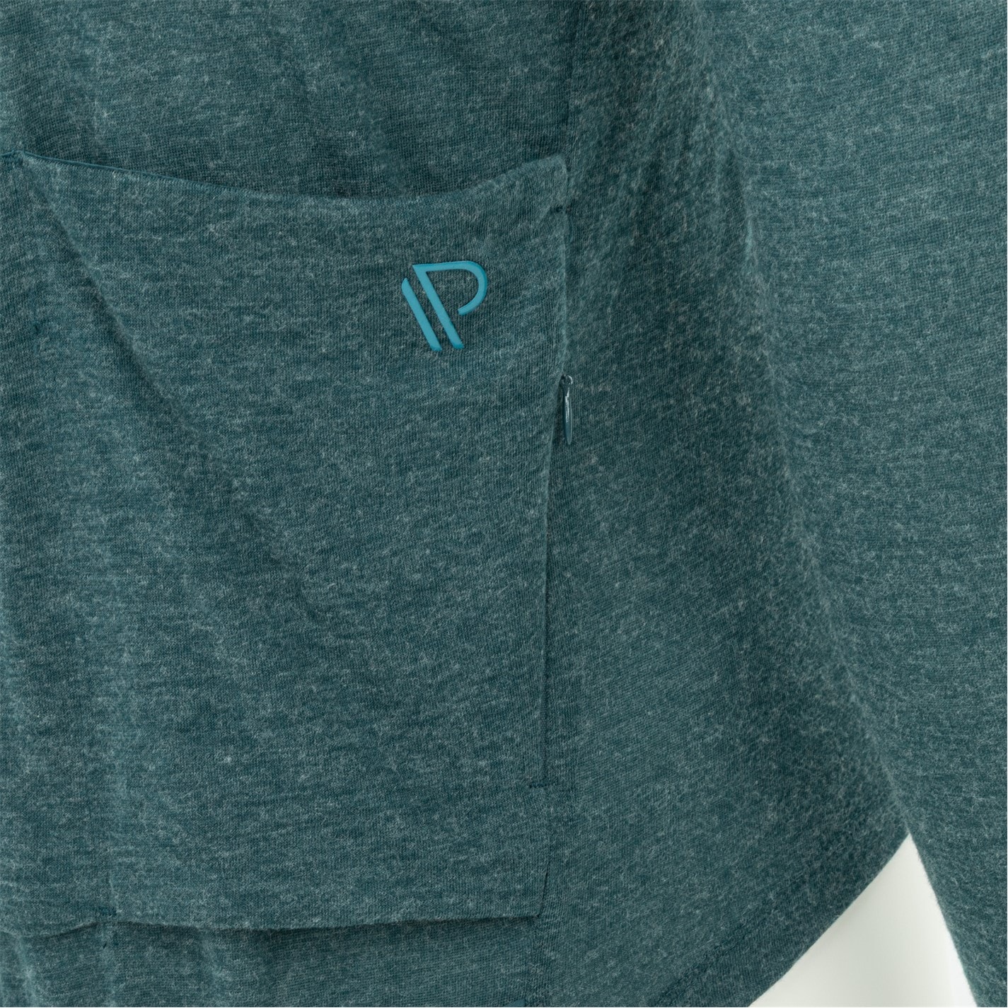 Pinnacle Green Marl 5246879 Merino Zip Thru Jersey Mens - 7