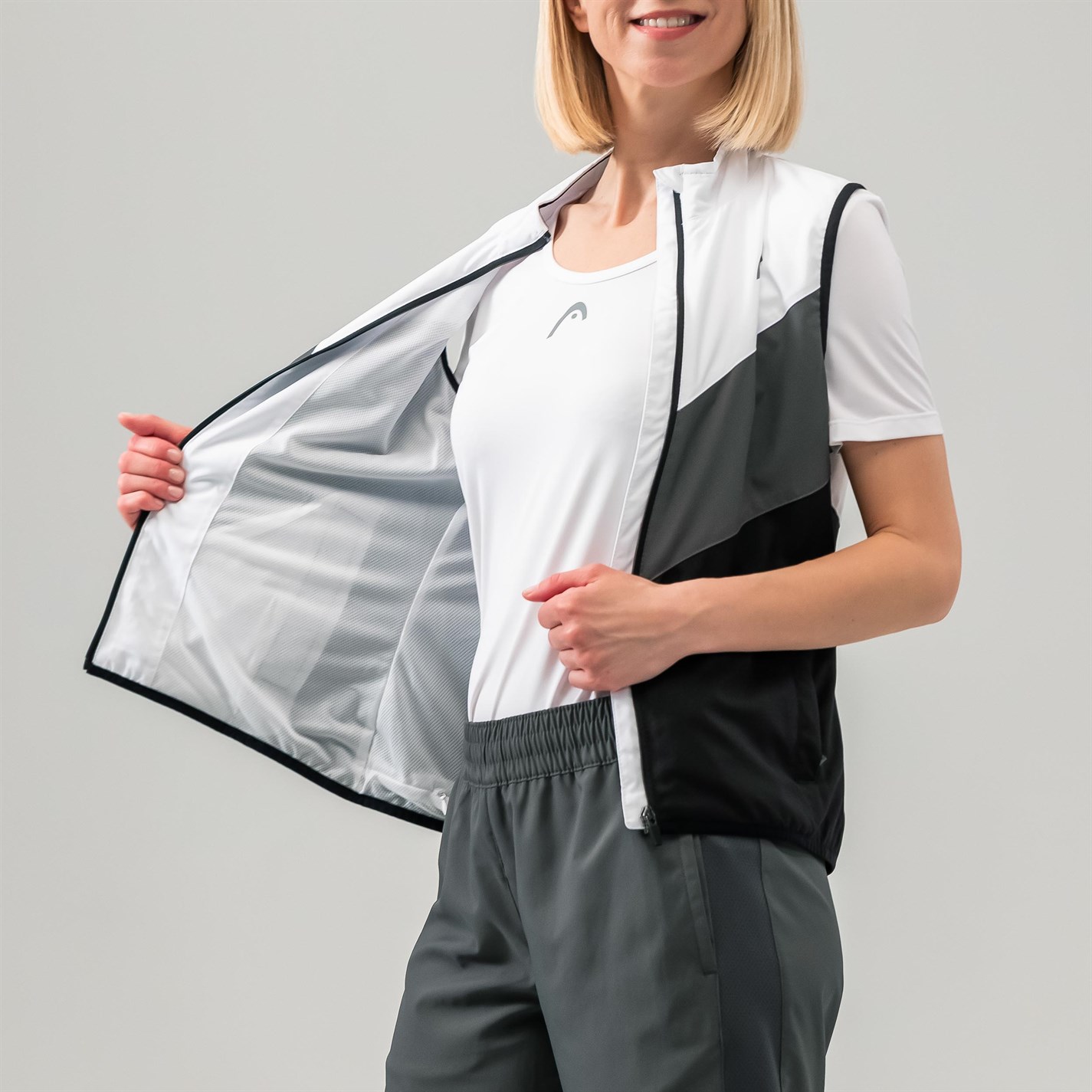 HEAD Black 335449 Club Vest Womens - 4