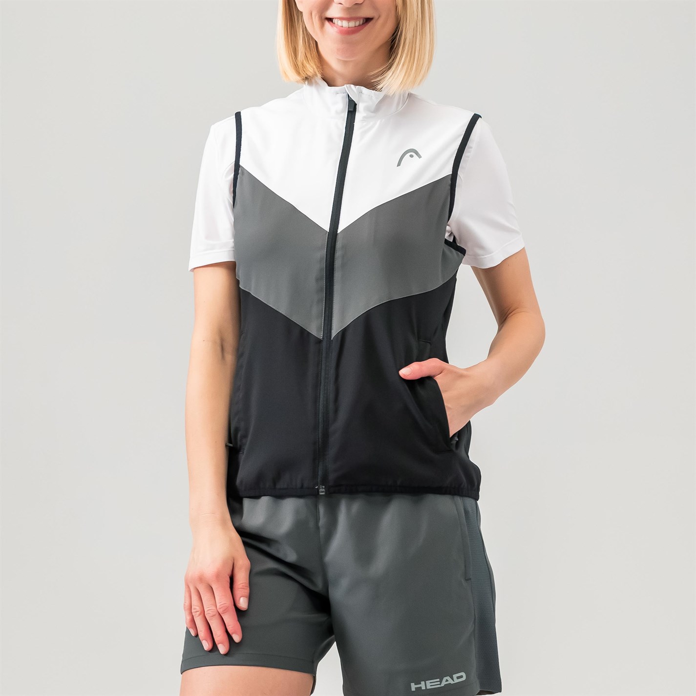 HEAD Black 335449 Club Vest Womens - 5