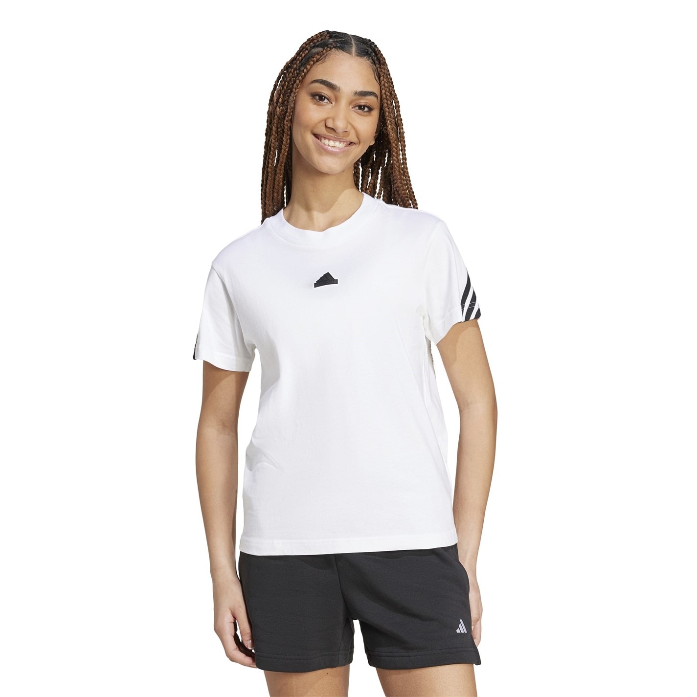 Tričko adidas White 6913380 Future Icons 3-Stripes T-Shirt Womens - 2