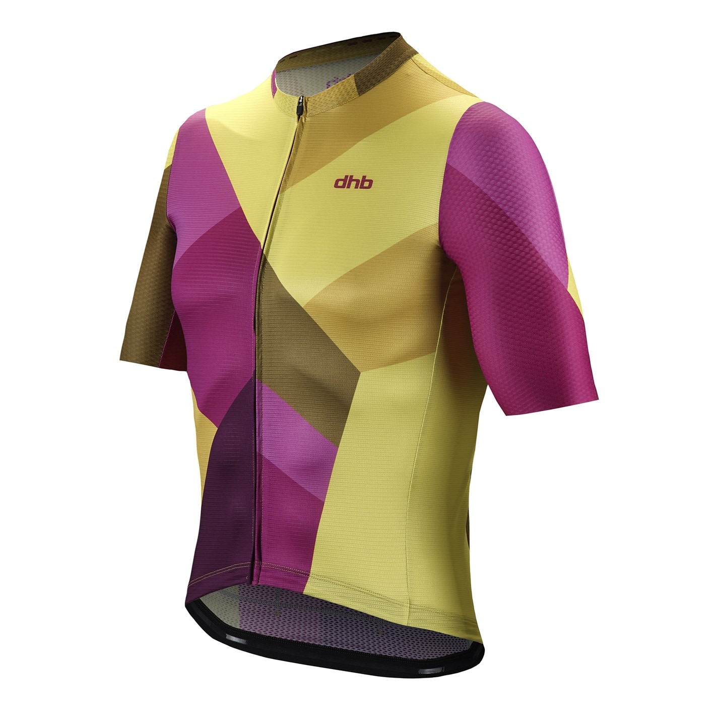Dhb Yellow 3845817 Dhb Blok Short Sleeve Jersey 3.0 Unisex - 3