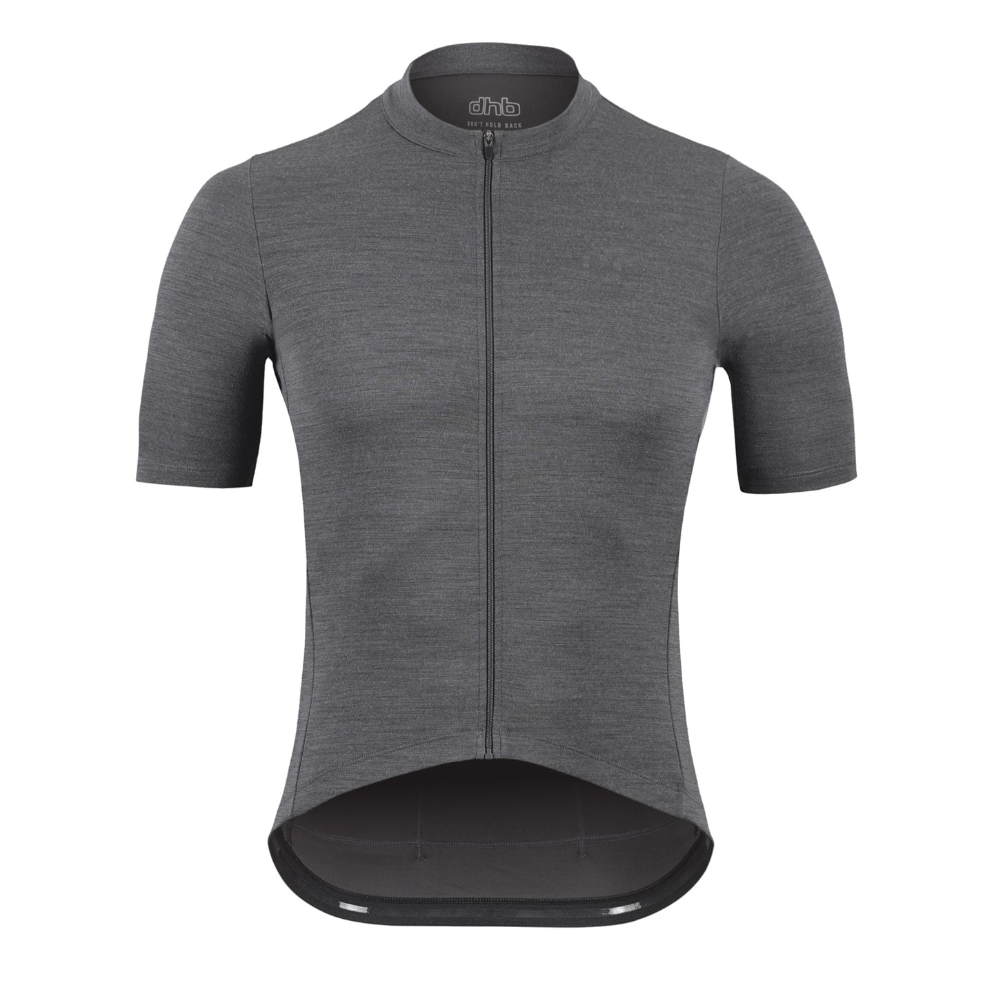 Dhb Slate Grey 8873278 Merino Mens Short Sleeve Jersey - 1