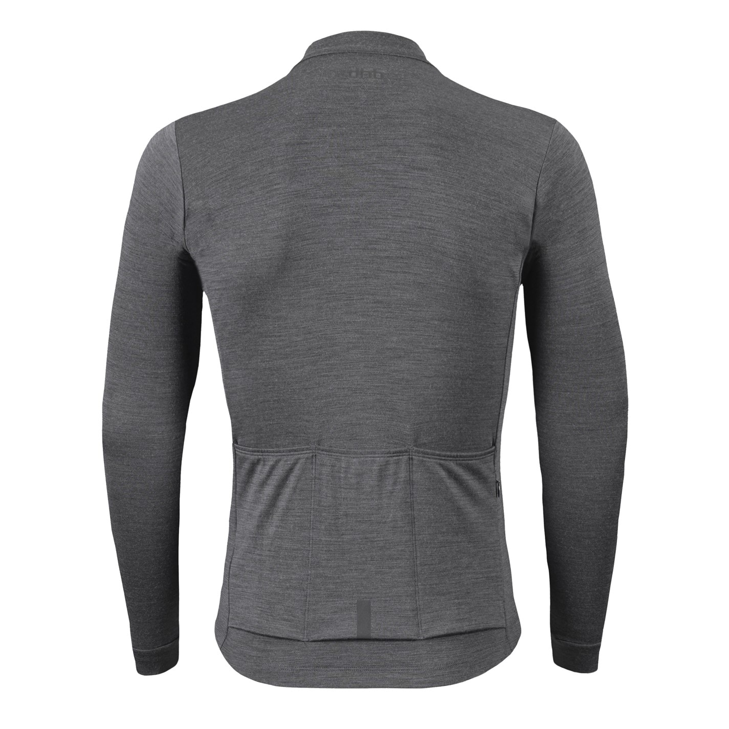 Dhb Slate Grey 7489519 dhb Merino Mens Long Sleeve Jersey - 2