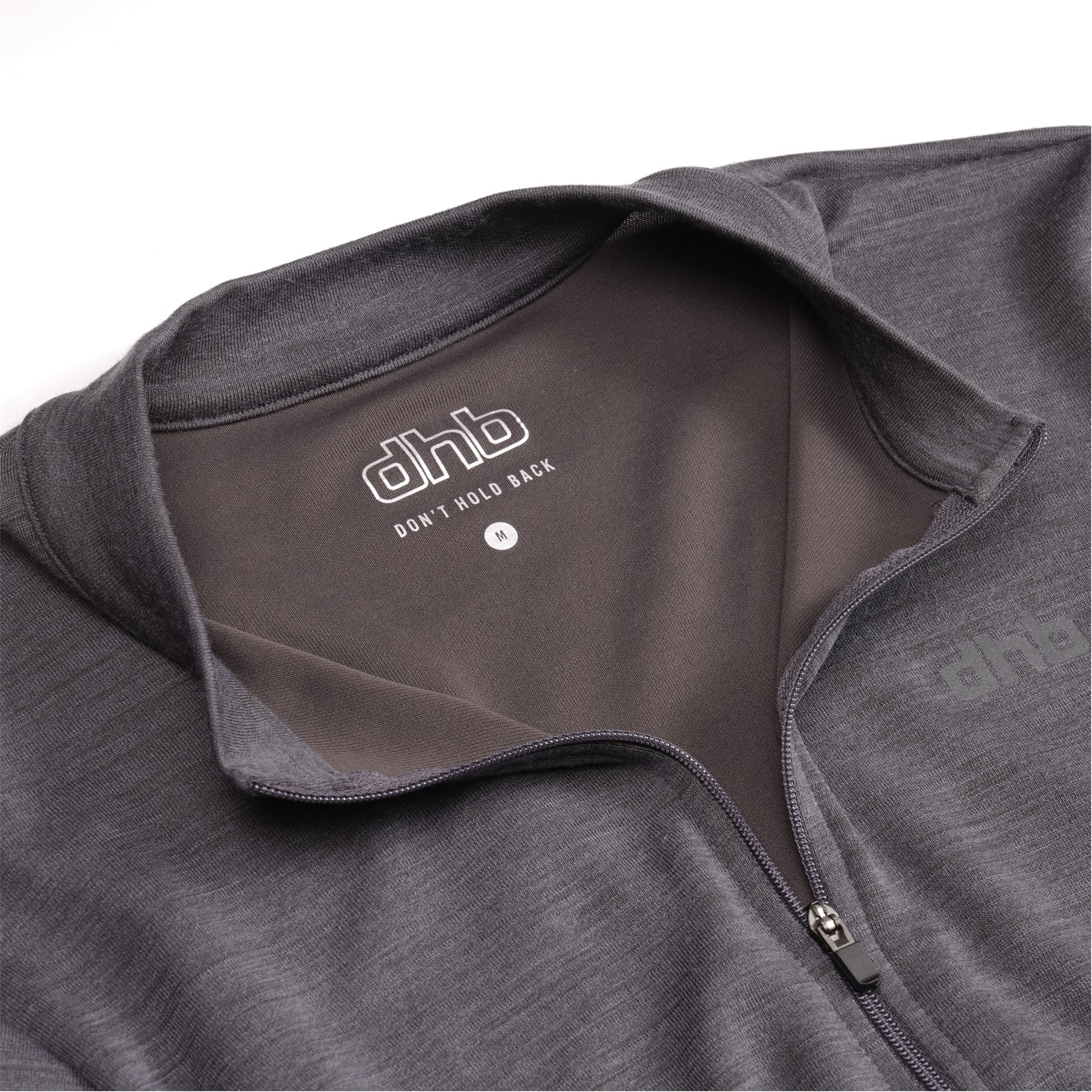 Dhb Slate Grey 7489519 dhb Merino Mens Long Sleeve Jersey - 4