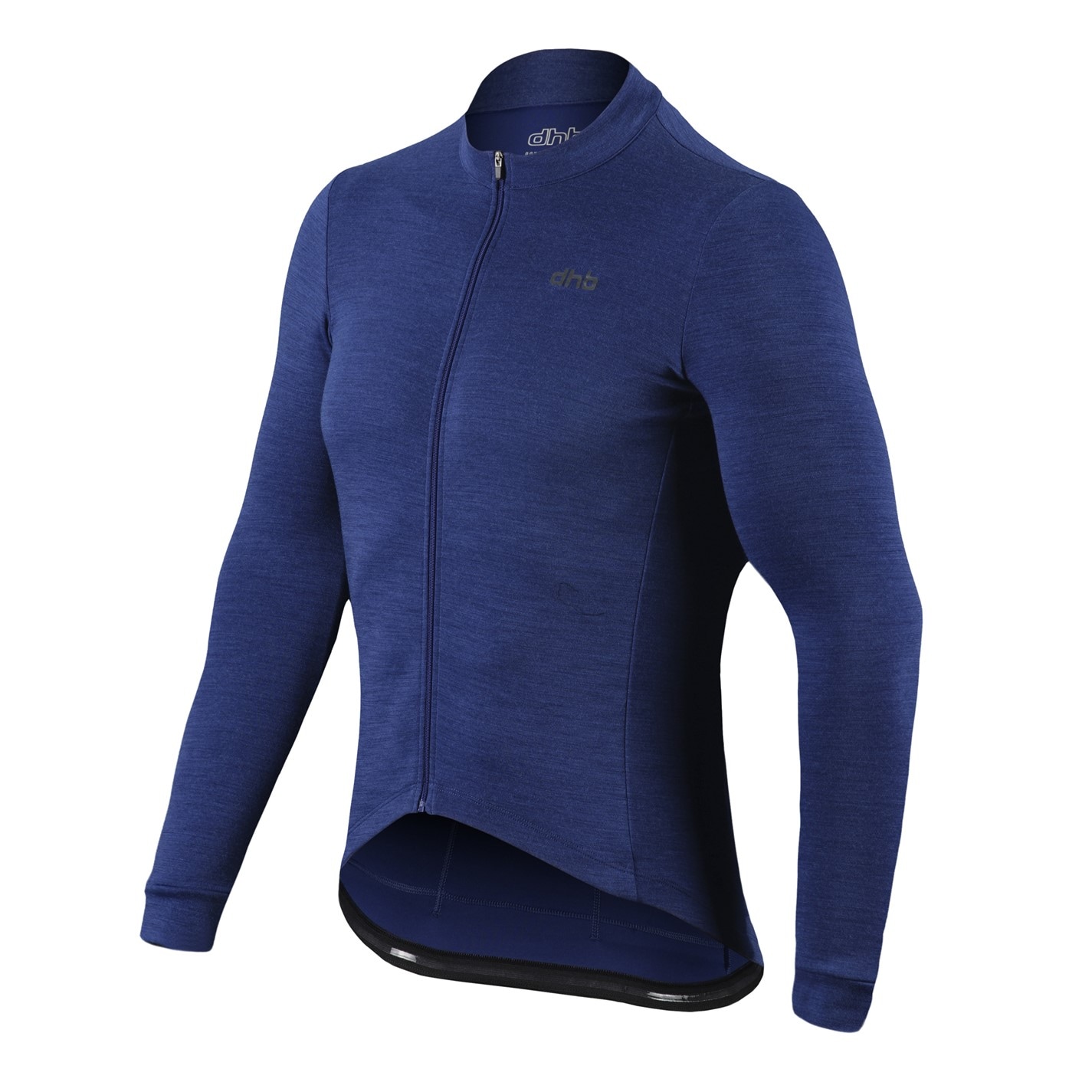 Dhb Twiligt Blue 5718545 Merino Mens Long Sleeve Jersey - 3