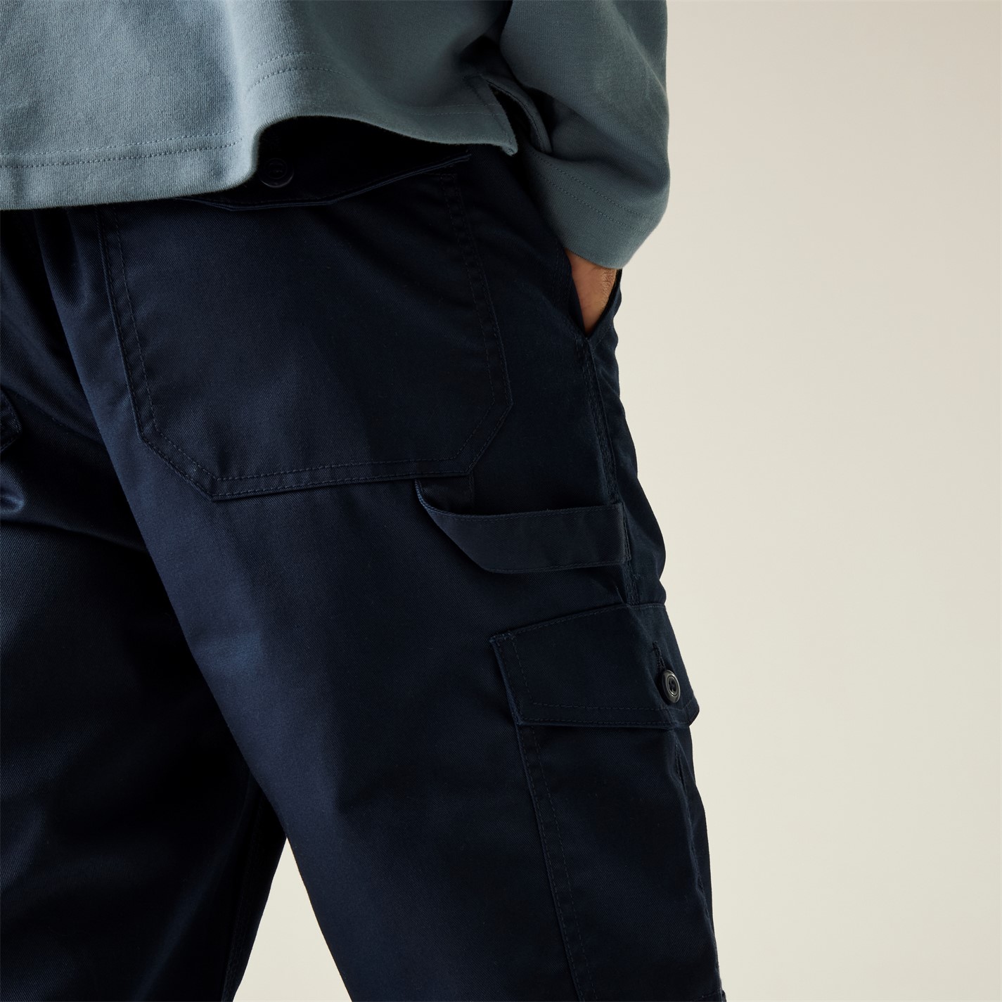 Nohavice Regatta Navy 7462562 Men's Work Trousers - 4