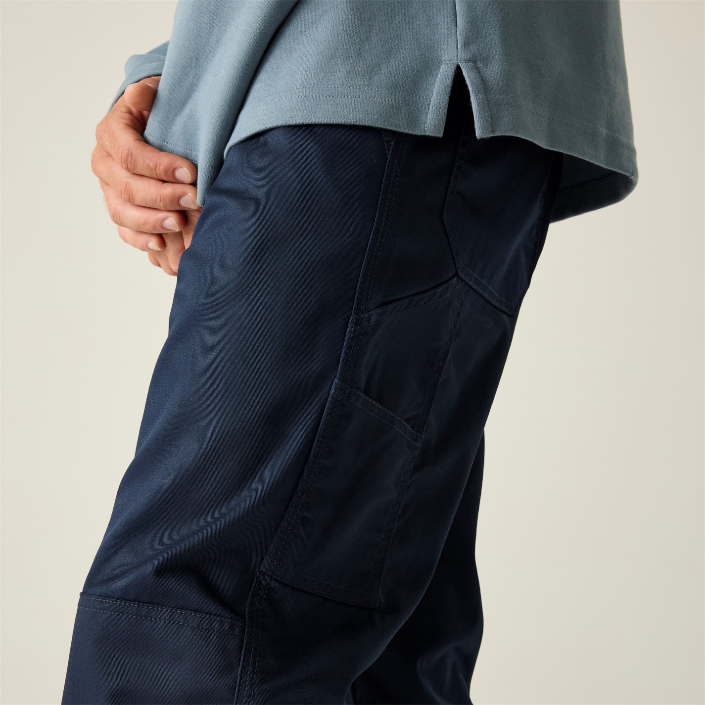 Nohavice Regatta Navy 7462562 Men's Work Trousers - 5