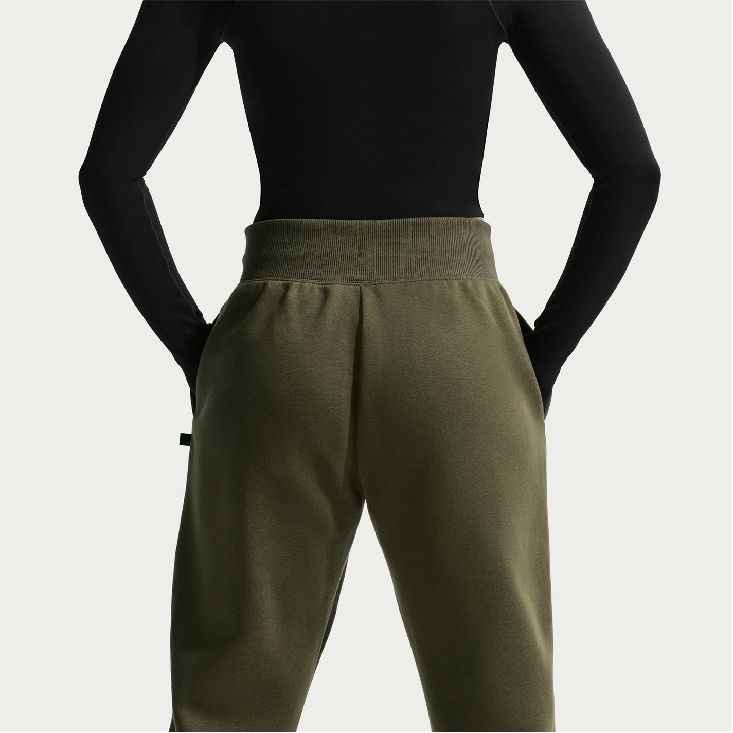 Tepláky Nike Cargo Khaki 2894230 Women's Phoenix Fleece Paris Saint-Germain Joggers - 2