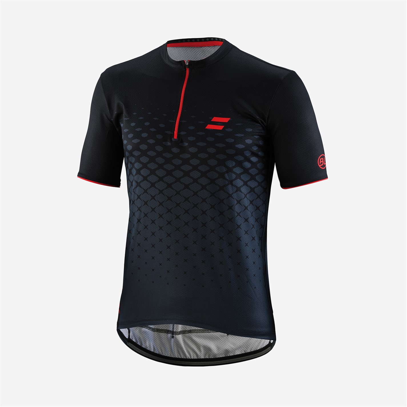 Bicycle Line Black 6204010 Men's BL Short Sleeve Cycling Jersey - 1