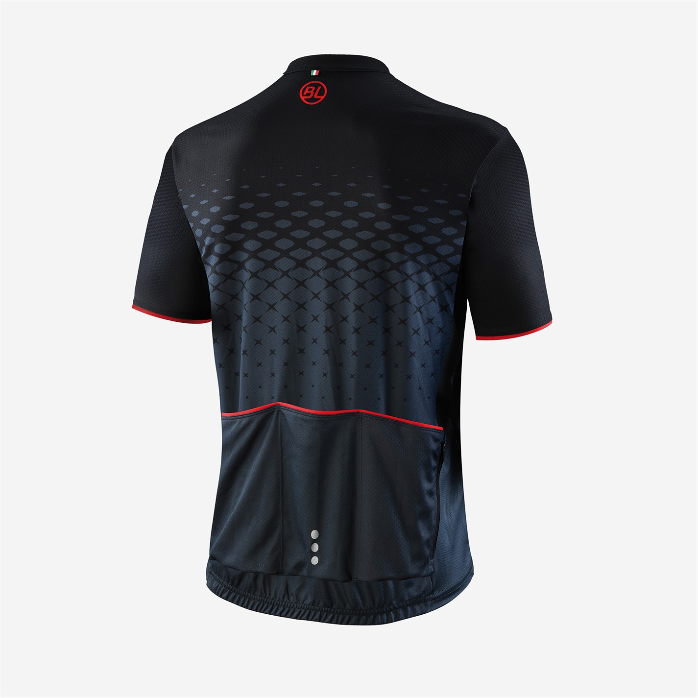 Bicycle Line Black 6204010 Men's BL Short Sleeve Cycling Jersey - 2