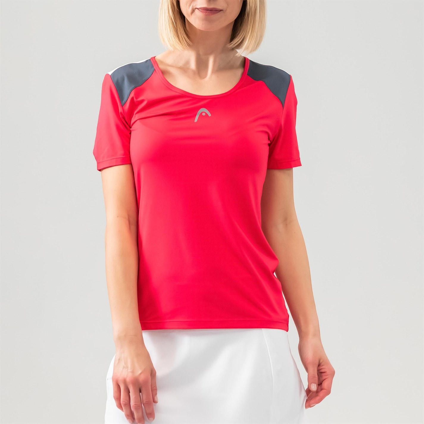 Tričko HEAD Pink 7878402 Club Tech T-Shirt Womens - 3