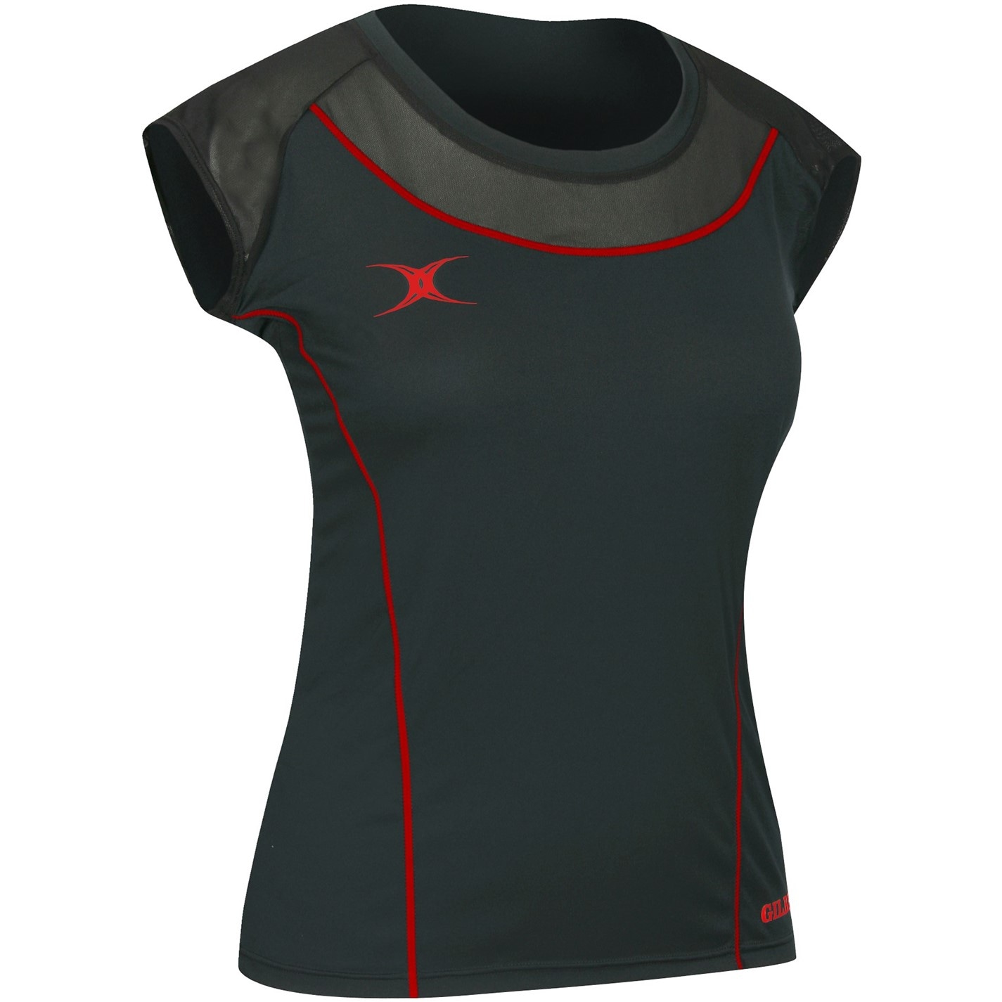 Tričko Gilbert Blk 7068474 Women's Vixen Short-Sleeve Performance T-Shirt - 1