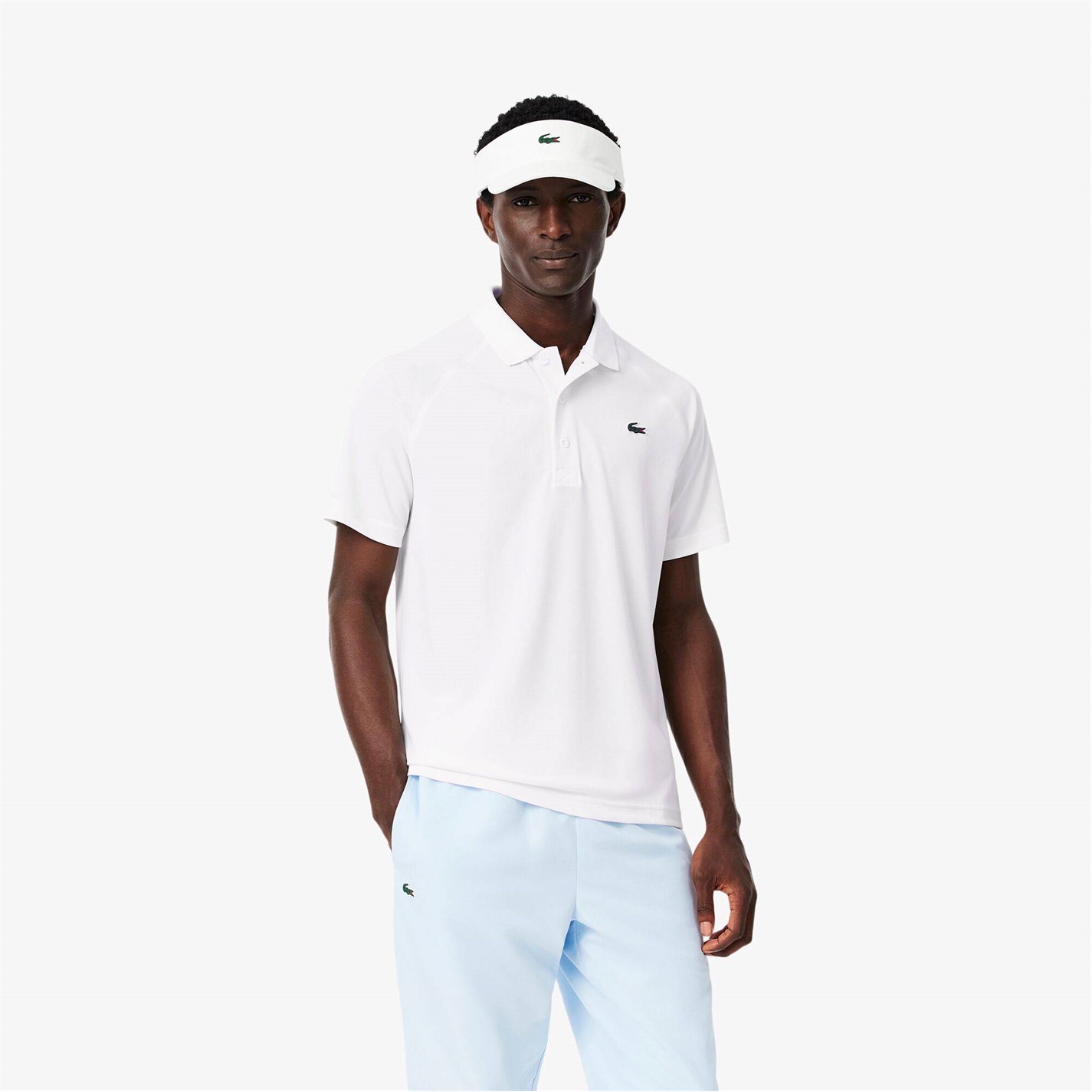 Tričko Lacoste White 001 6374562 Logo Polo Shirt - 2