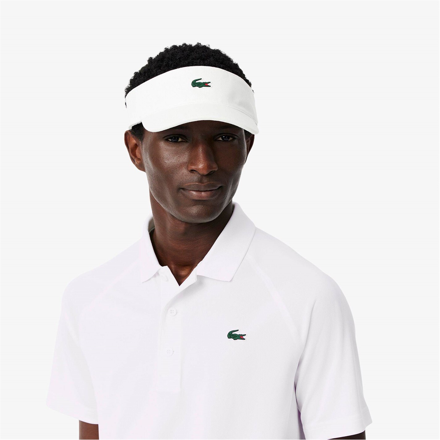 Tričko Lacoste White 001 6374562 Logo Polo Shirt - 4