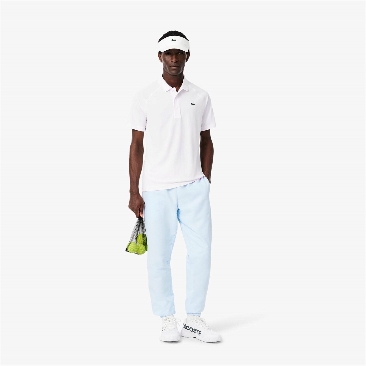 Tričko Lacoste White 001 6374562 Logo Polo Shirt - 5