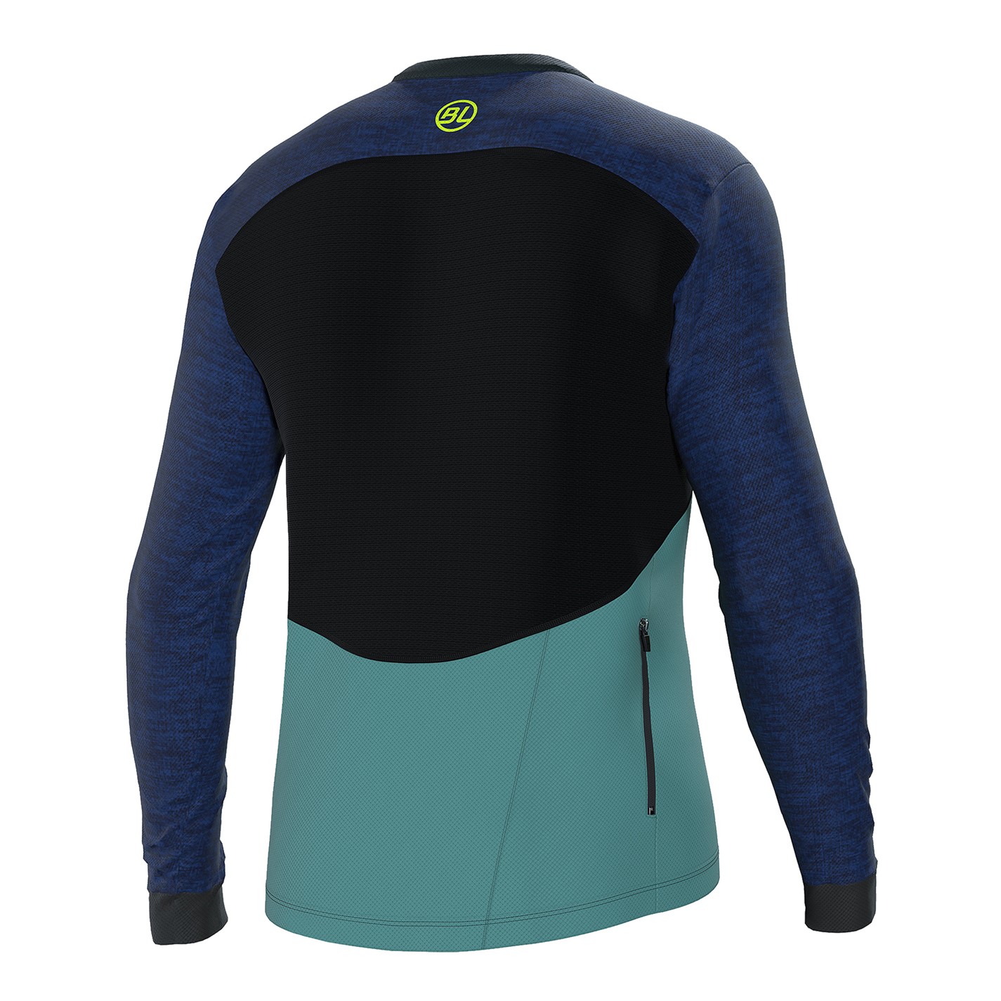 Bicycle Line Blue 8274335 Mens AGORDO Loose Fit Long Sleeve Cycling Jersey - 2