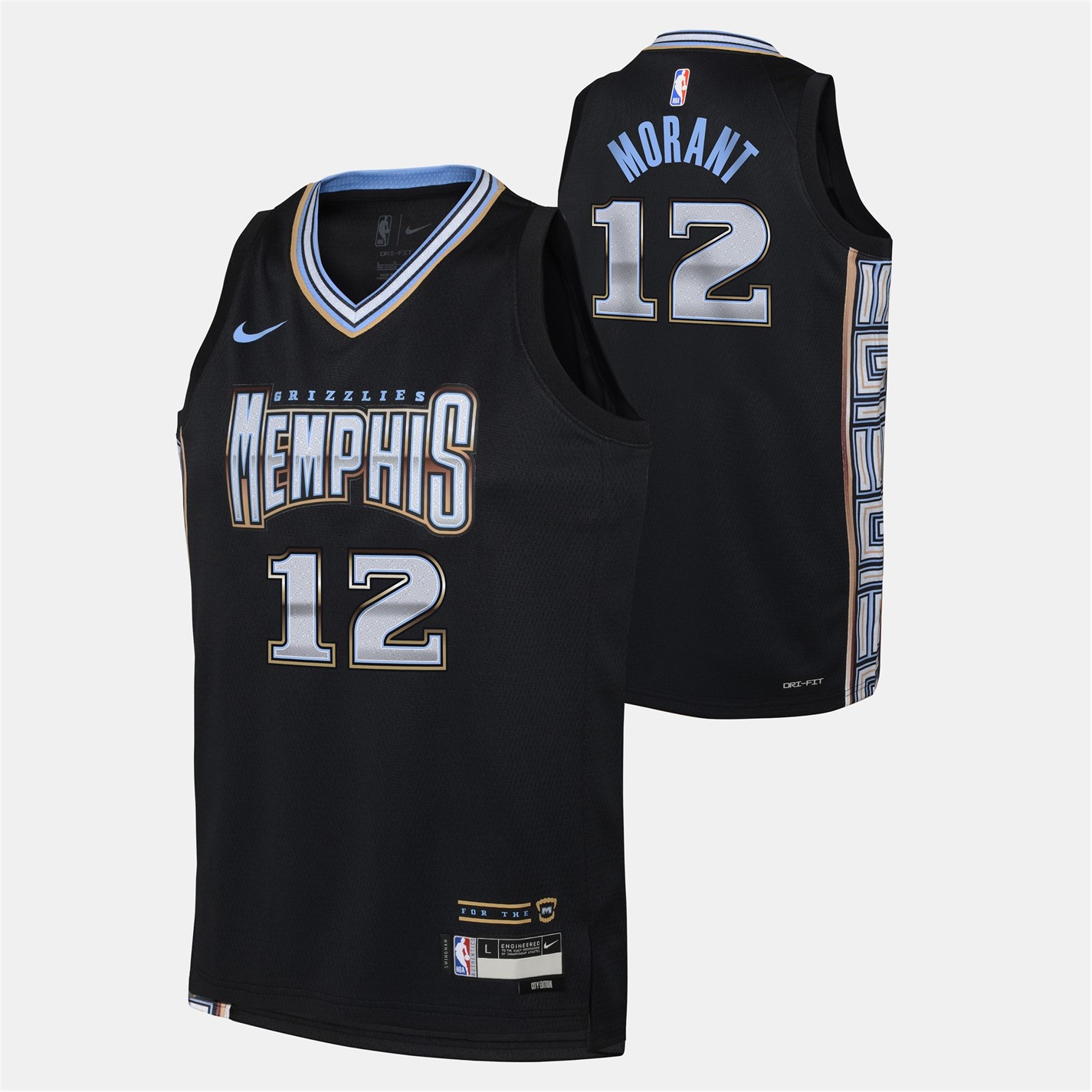 Nike Black 9260677 Kids' Performance Basketball Jersey - 3
