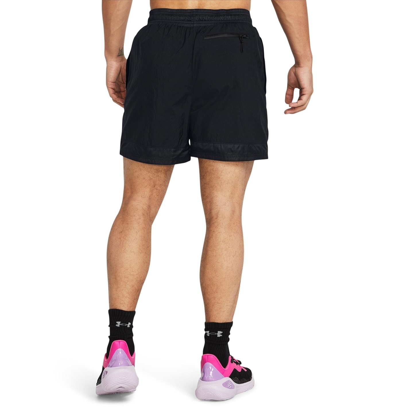 Tepláky Under Armour Black 1993840 Men's Curry Woven Performance Tracksuit Bottom - 3