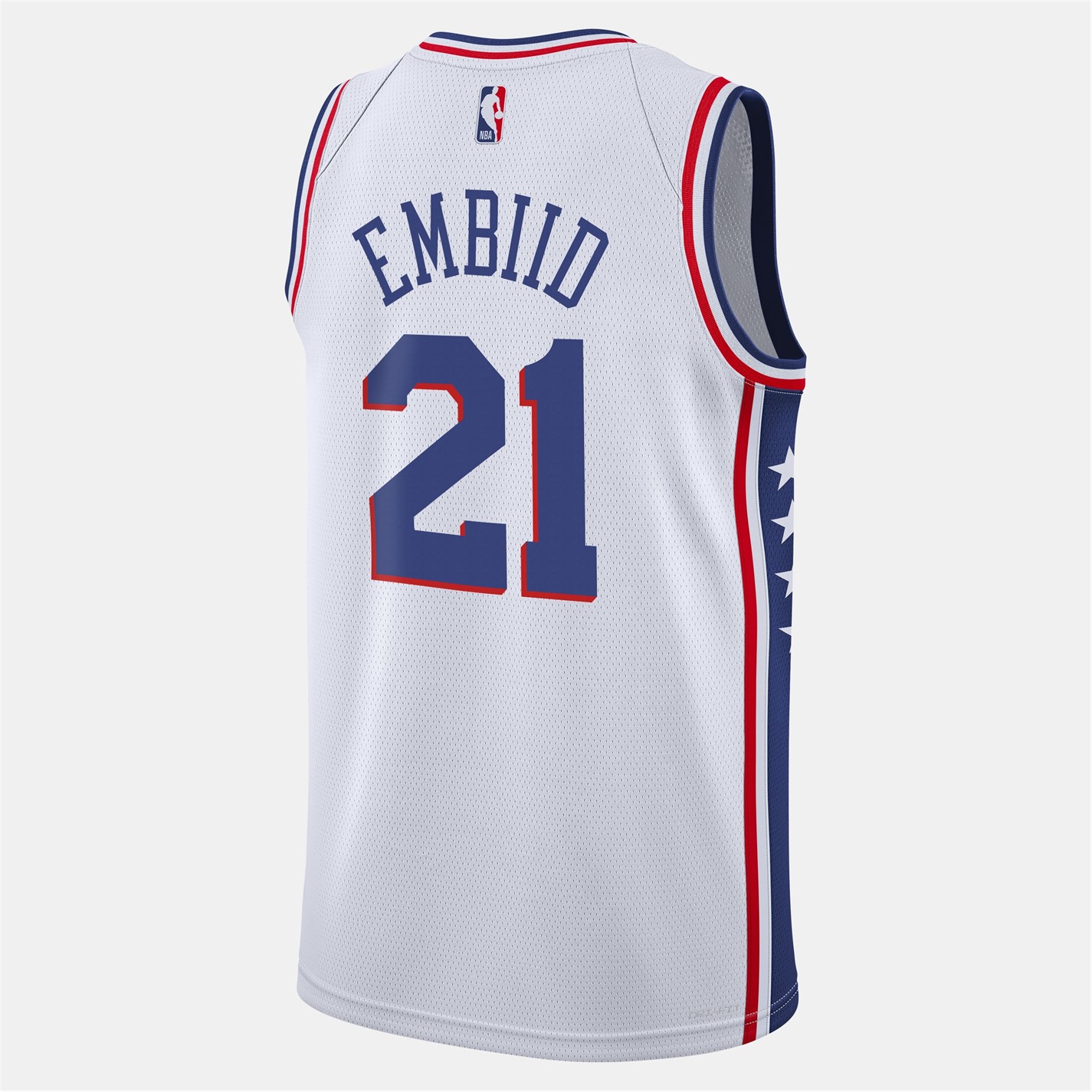 Nike White 7055021 Kids' Performance Basketball Jersey - 2