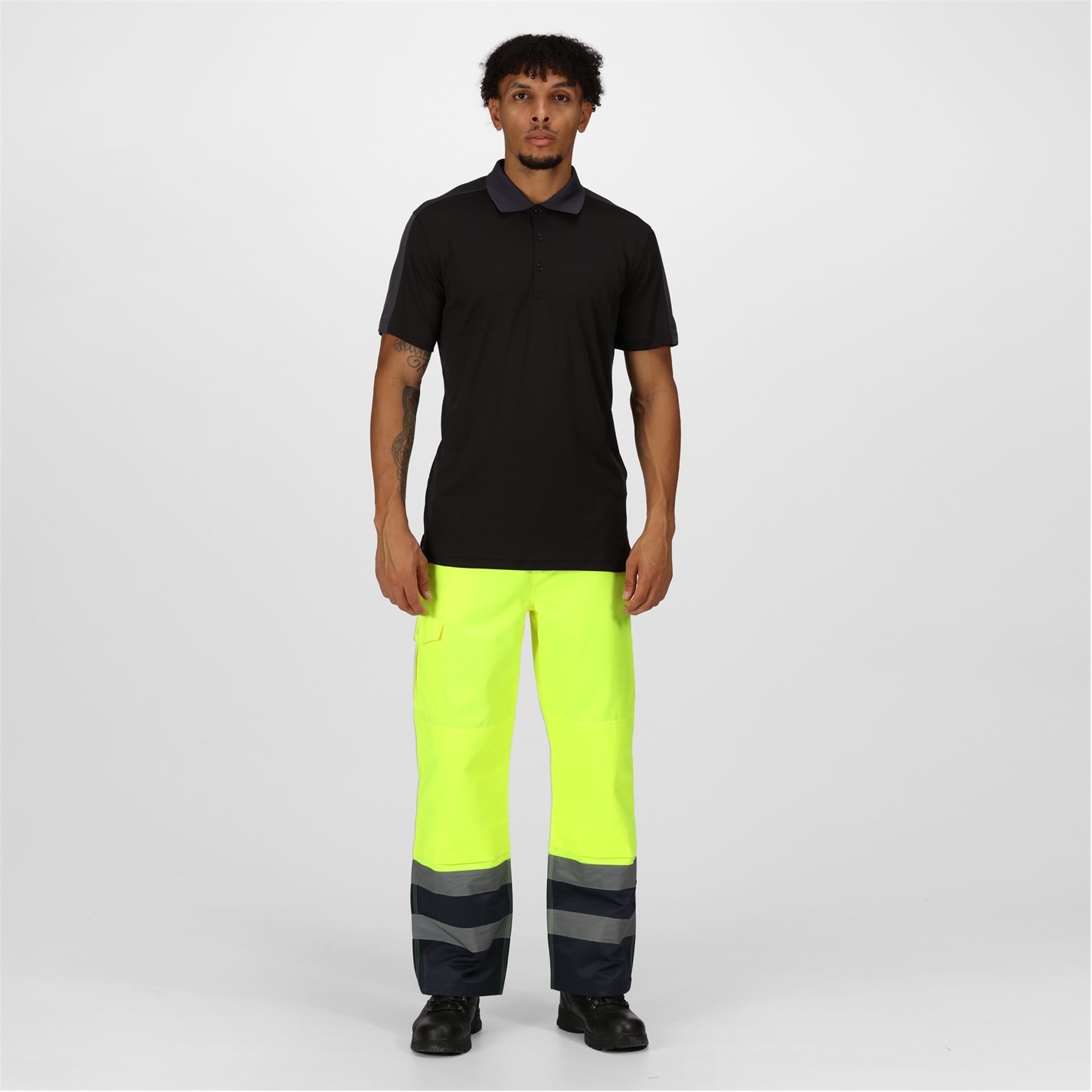 Nohavice Regatta Yellow 5748554 Men's Workwear Work Trouser - 1
