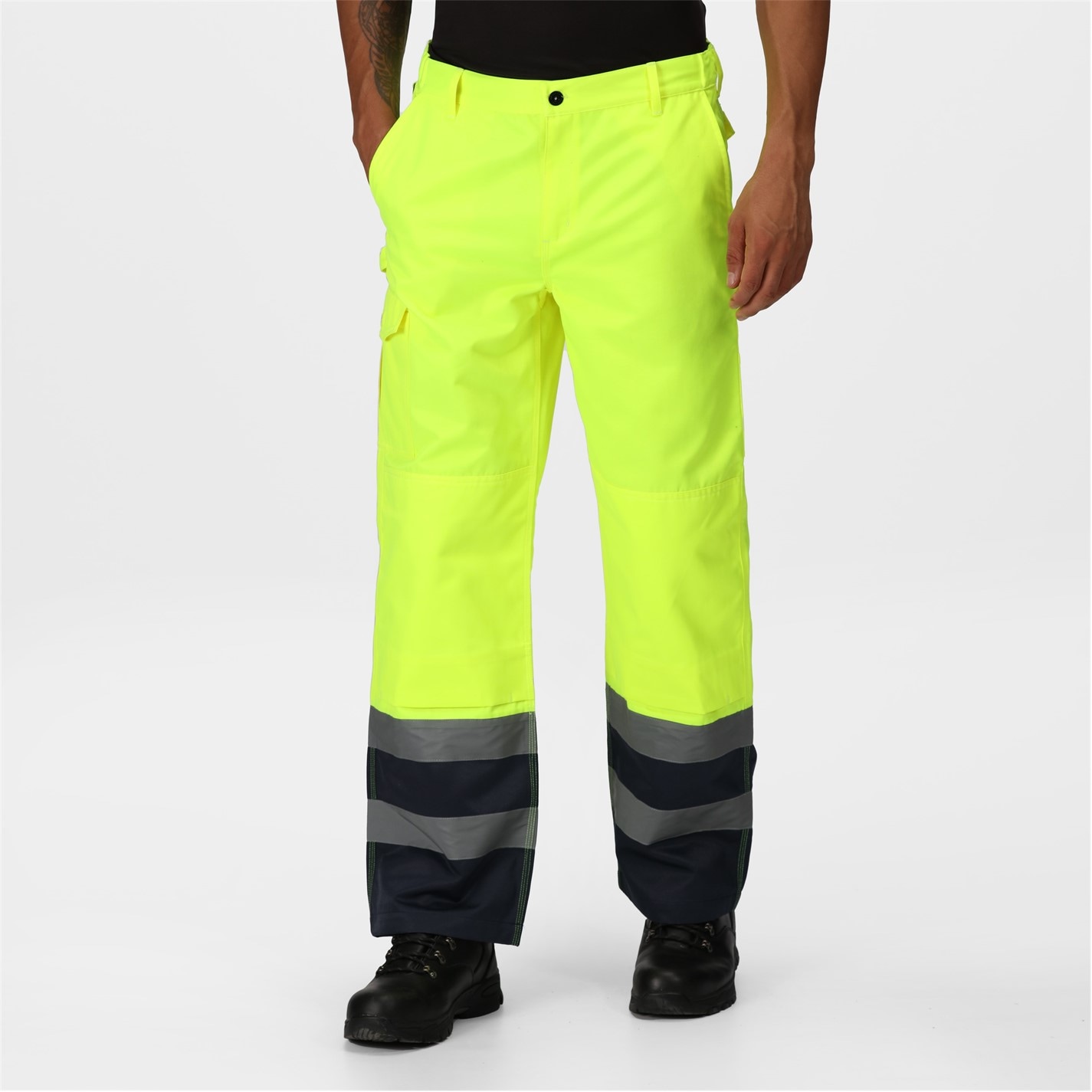 Nohavice Regatta Yellow 5748554 Men's Workwear Work Trouser - 2