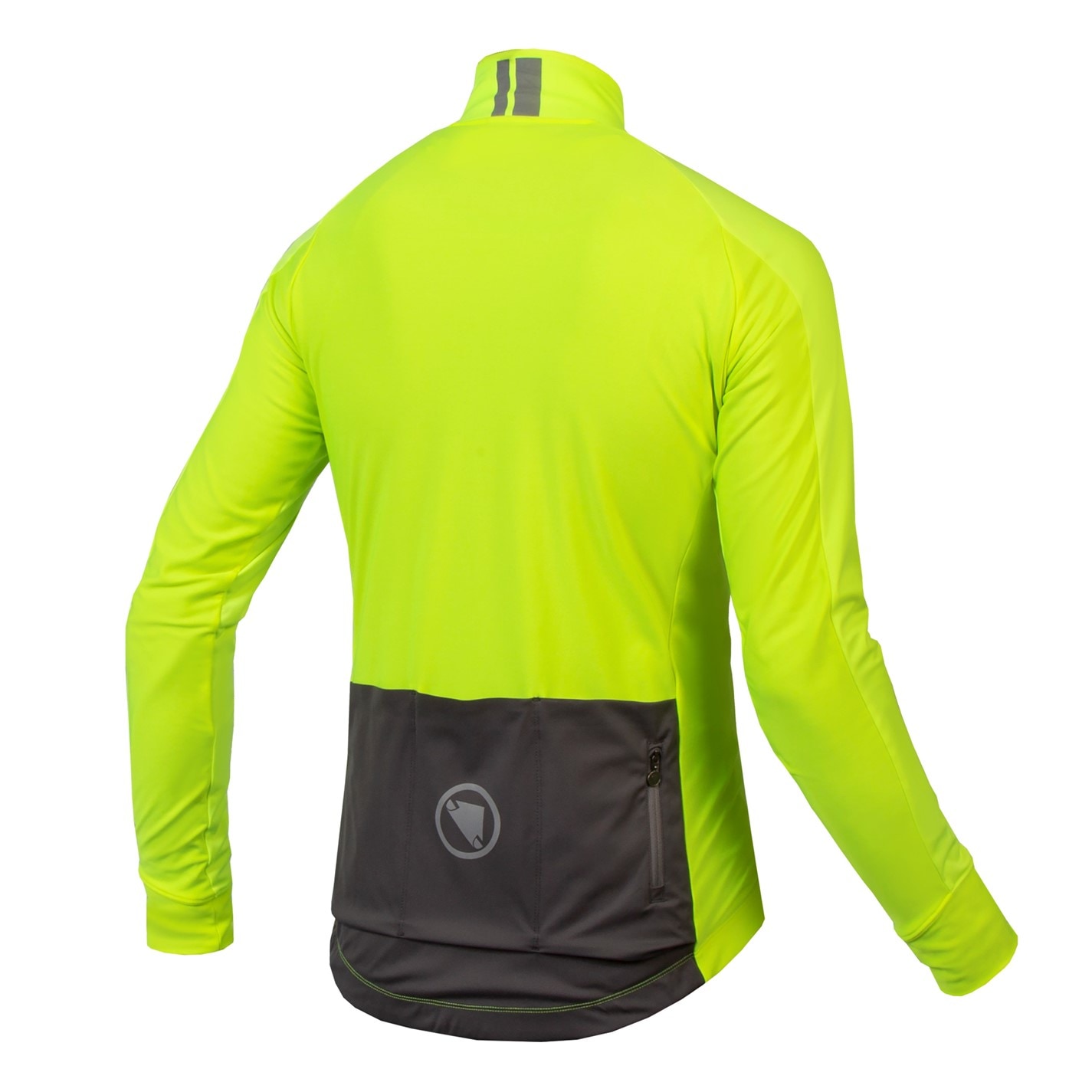 Endura Bright Yellow 678377 FS260 Jetstream Long Sleeve Jersey II Mens - 4