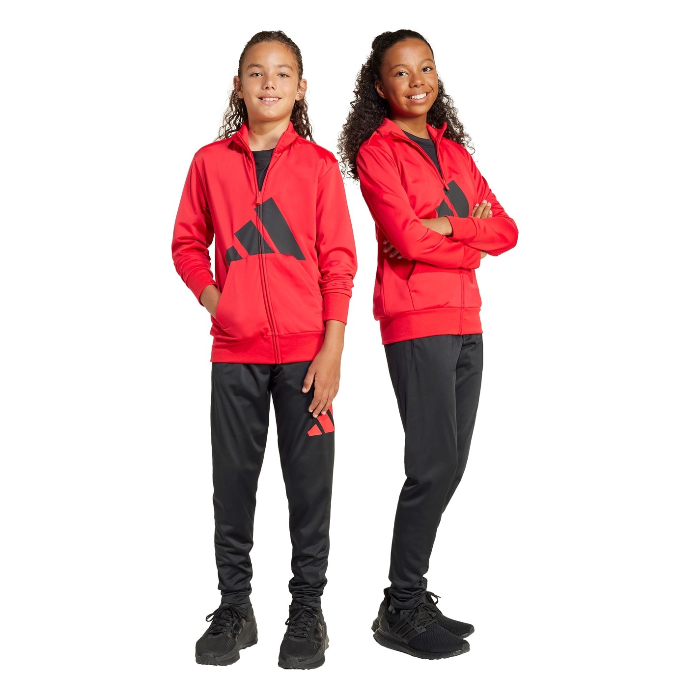adidas Linea Poly Tracksuit Juniors - 2