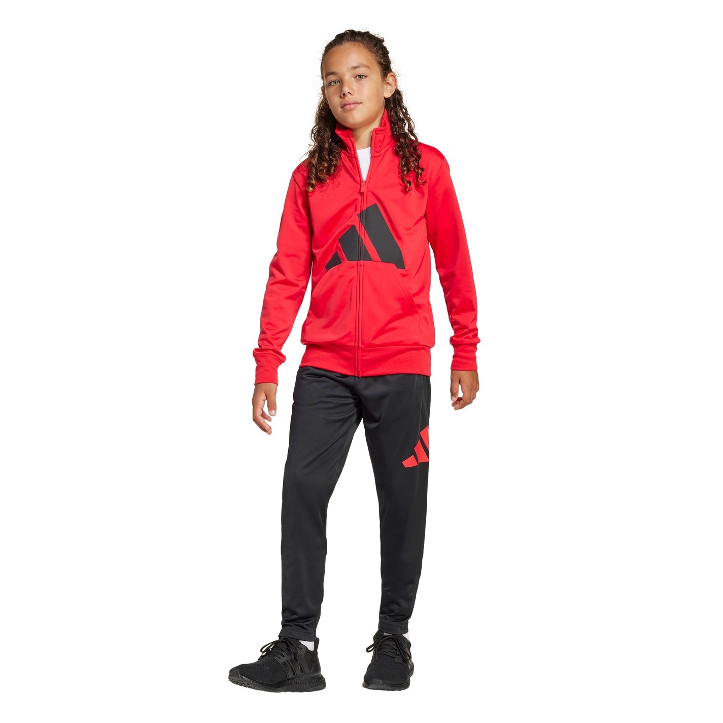 adidas Linea Poly Tracksuit Juniors - 4