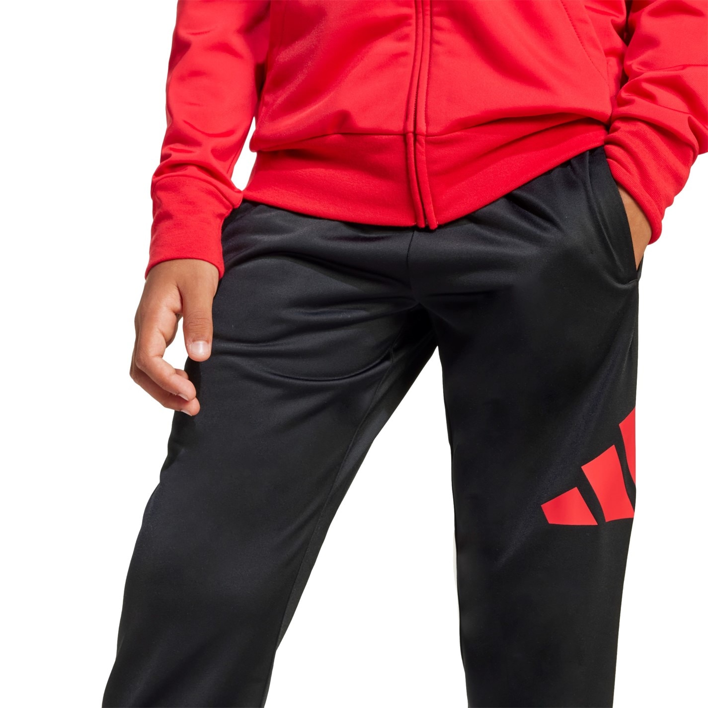 adidas Linea Poly Tracksuit Juniors - 10