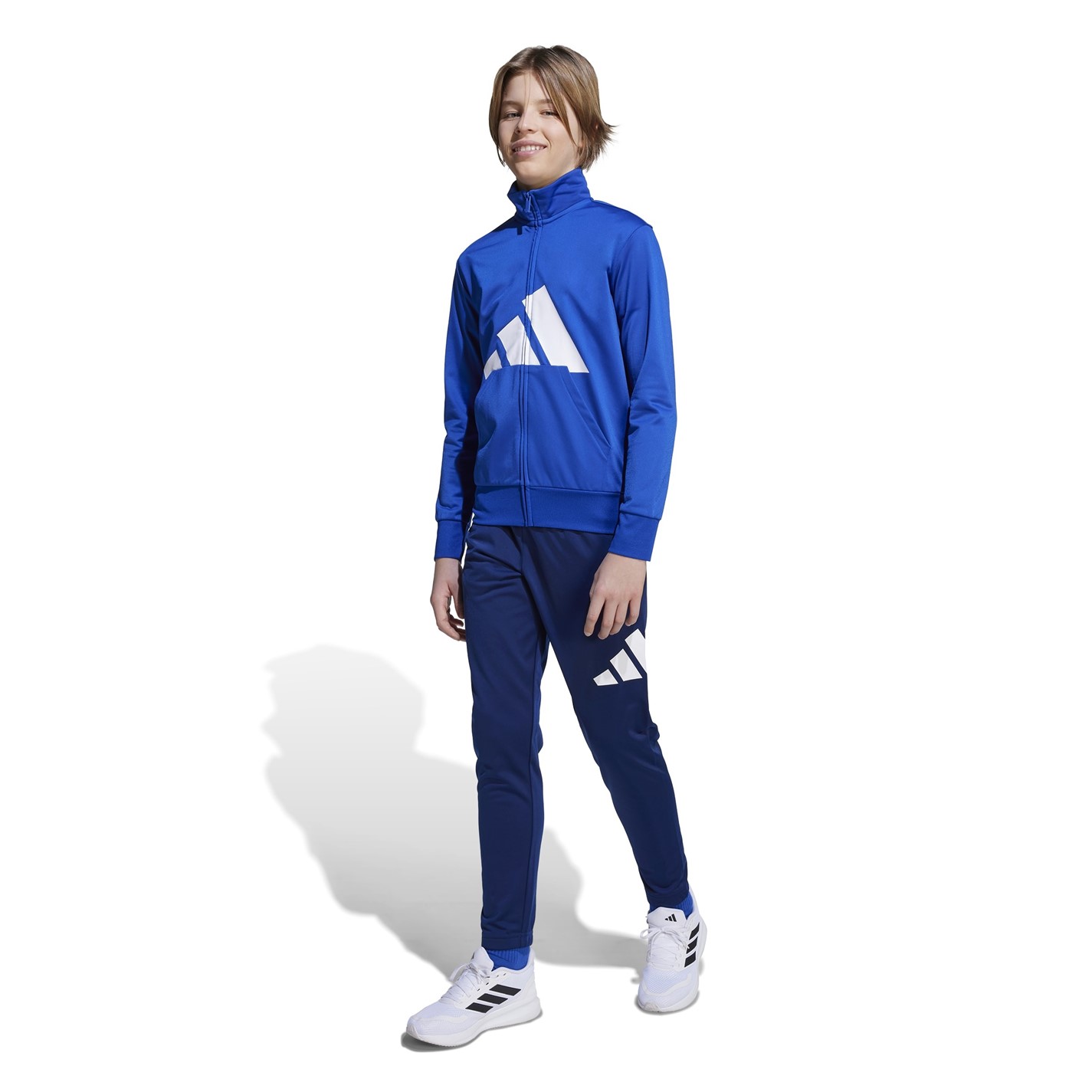 adidas Linea Poly Tracksuit Juniors - 4