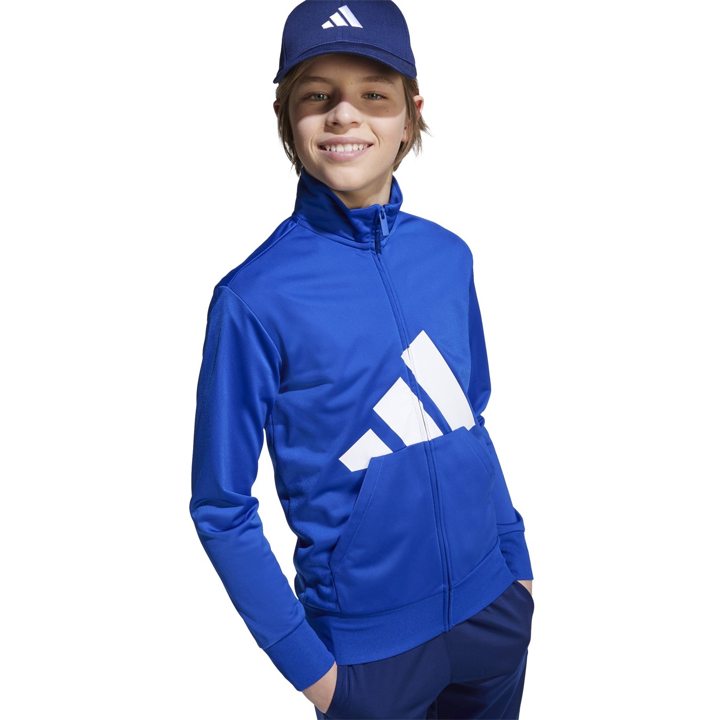 adidas Linea Poly Tracksuit Juniors - 10