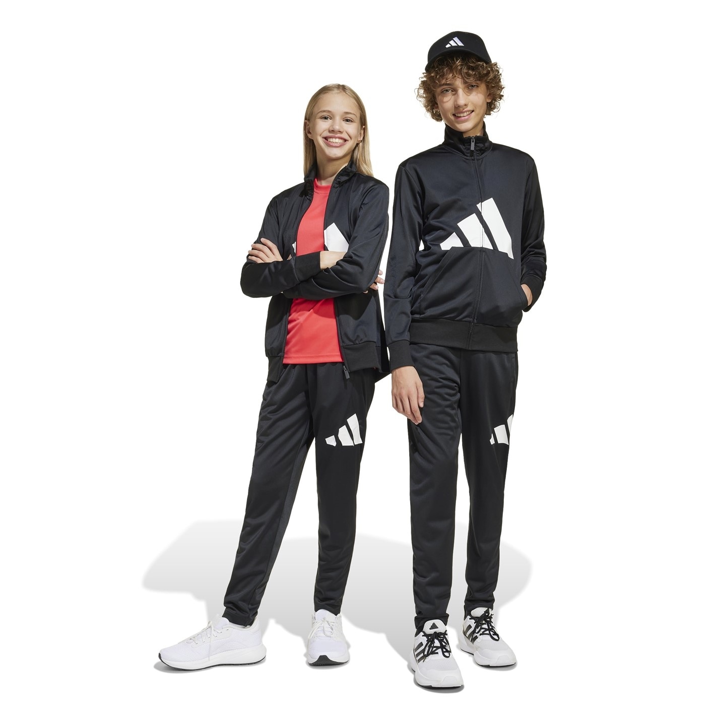 adidas Linea Poly Tracksuit Juniors - 2