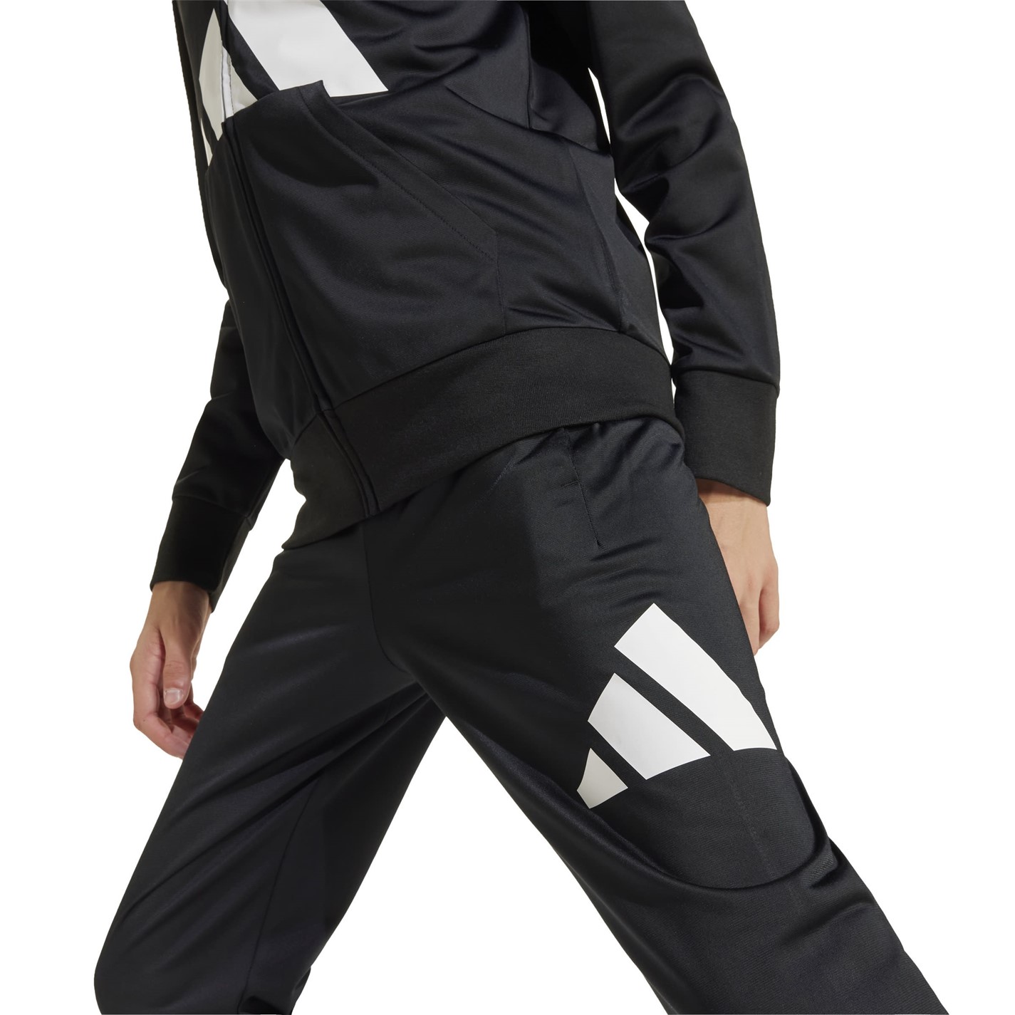 adidas Linea Poly Tracksuit Juniors - 9