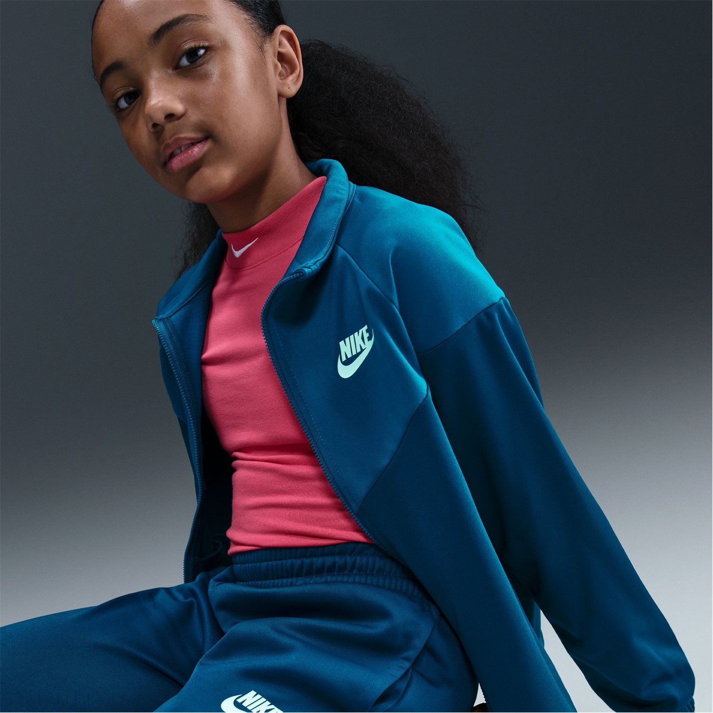 Nike NSW Poly Tracksuit Juniors - 15