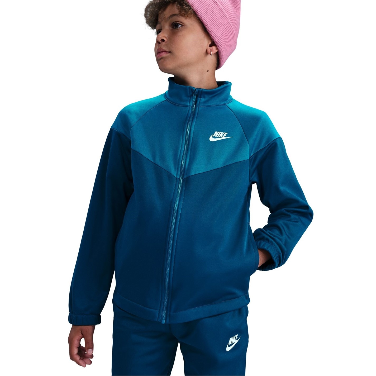 Nike NSW Poly Tracksuit Juniors - 5