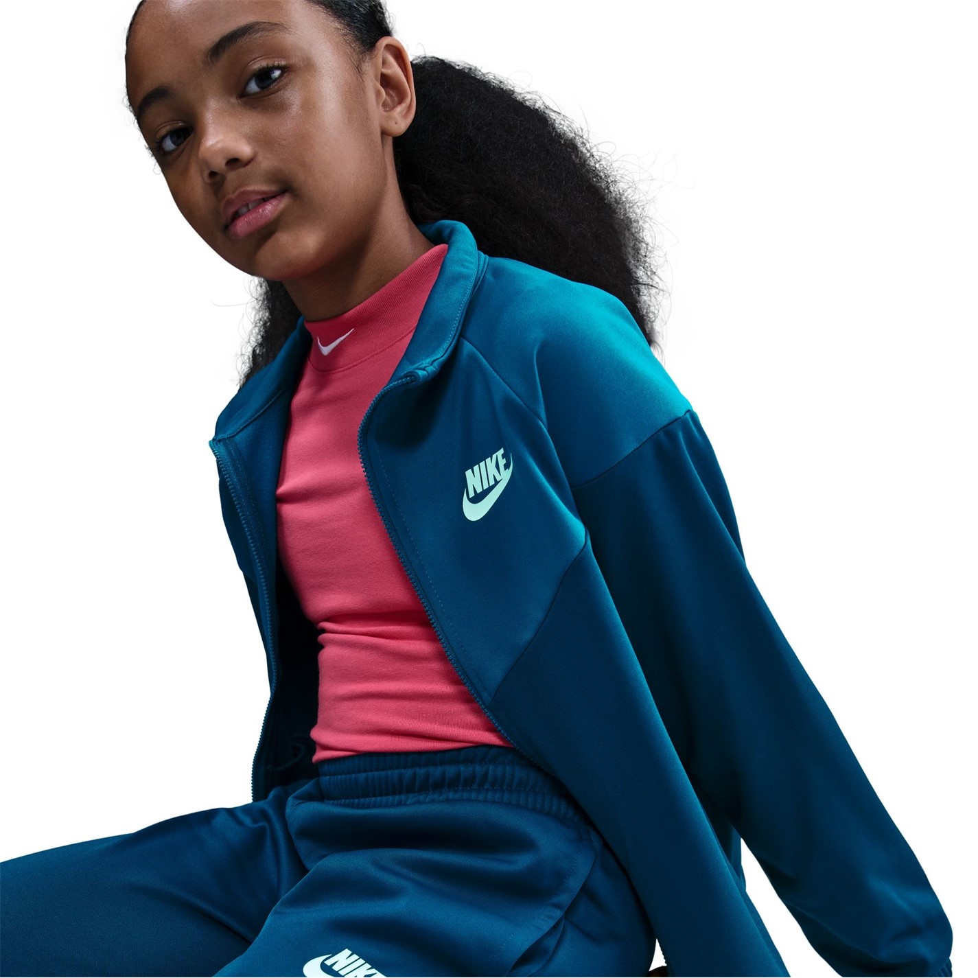Nike NSW Poly Tracksuit Juniors - 9