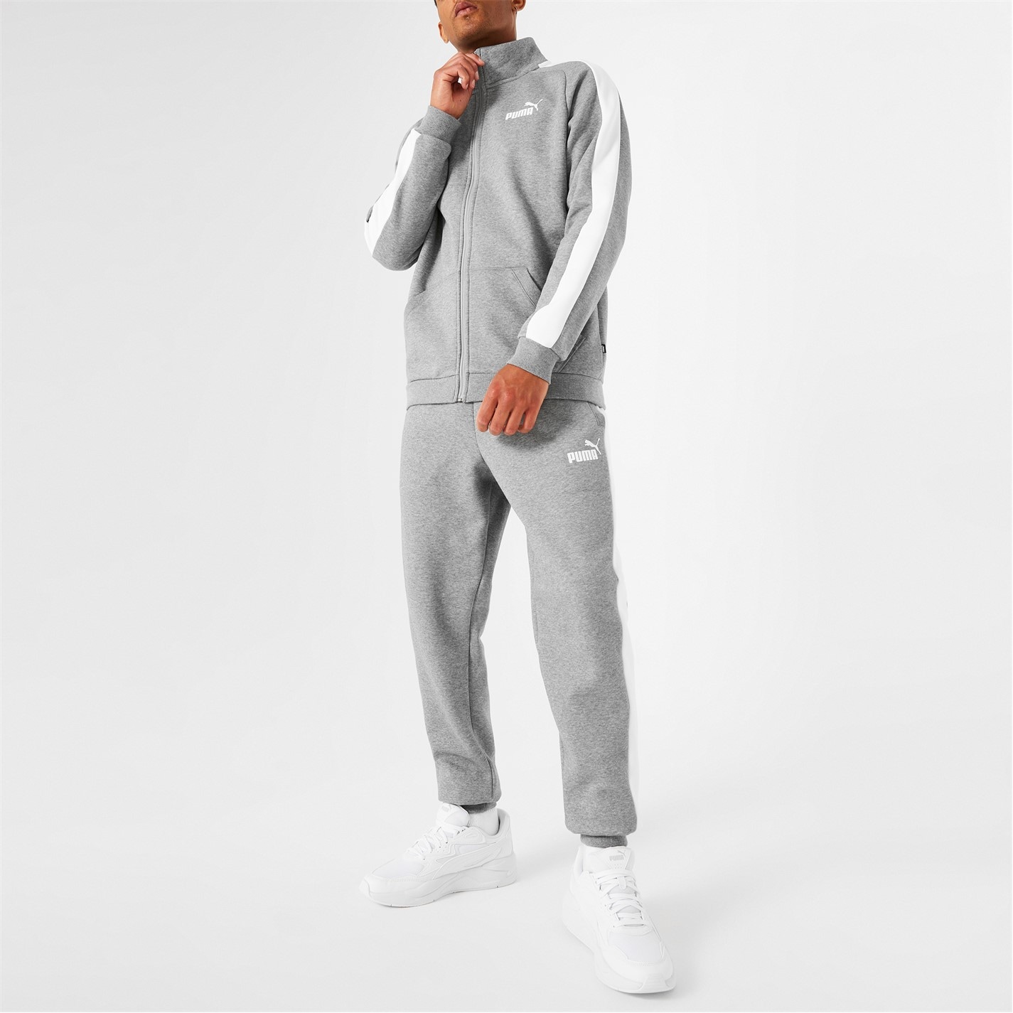 Puma Clean Fleece Tracksuit Mens - 2